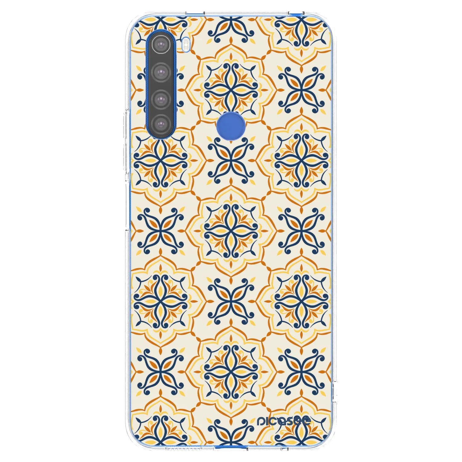 Picasee silikonowe przeźroczyste etui na Xiaomi Redmi Note 8T - Majolica