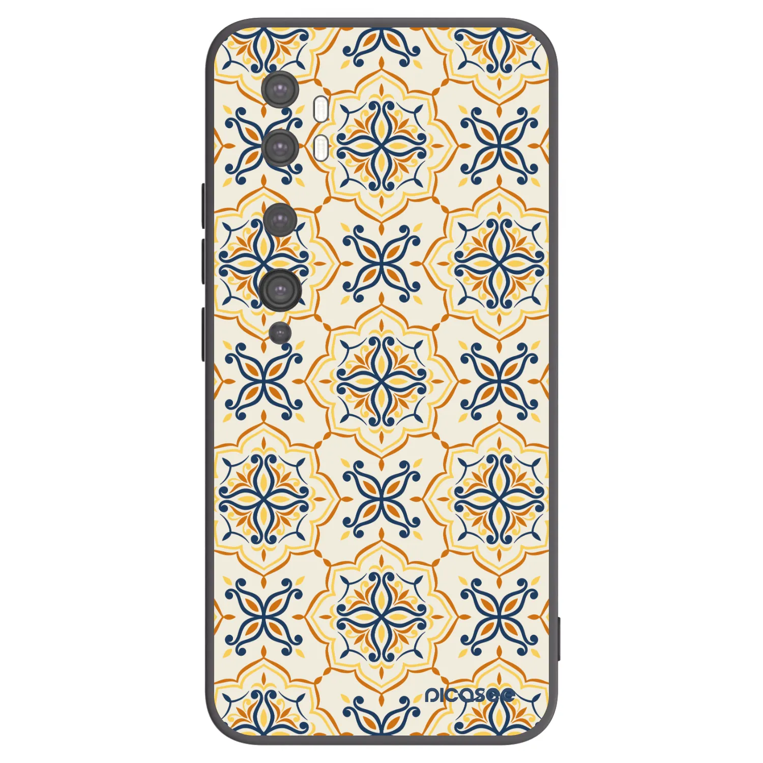 Picasee silikonowe czarne etui na Xiaomi Mi Note 10 (Pro) - Majolica