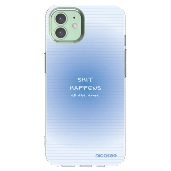 Picasee silikonowe przeźroczyste etui na Apple iPhone 12 - Oops Memo