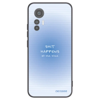Picasee silikonowe czarne etui na Xiaomi 12 Lite - Oops Memo