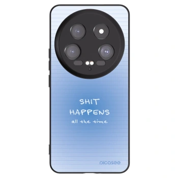 Picasee silikonowe czarne etui na Xiaomi 14 Ultra - Oops Memo