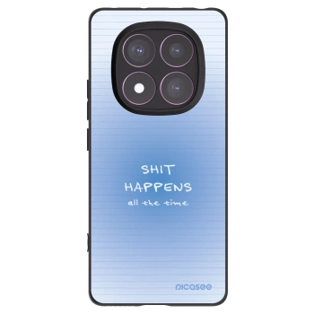 Picasee silikonowe czarne etui na Xiaomi Redmi Note 14 Pro 4G - Oops Memo