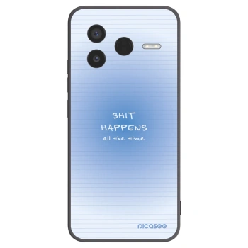 Picasee silikonowe czarne etui na Xiaomi Poco F7 Pro 5G - Oops Memo