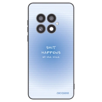 Picasee silikonowe czarne etui na OnePlus 13 5G - Oops Memo