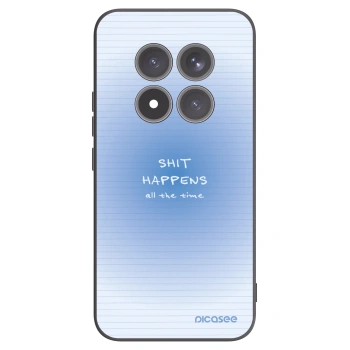 Picasee silikonowe czarne etui na Xiaomi Redmi Note 15 Pro+ - Oops Memo
