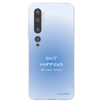 Picasee silikonowe przeźroczyste etui na Xiaomi Mi Note 10 (Pro) - Oops Memo