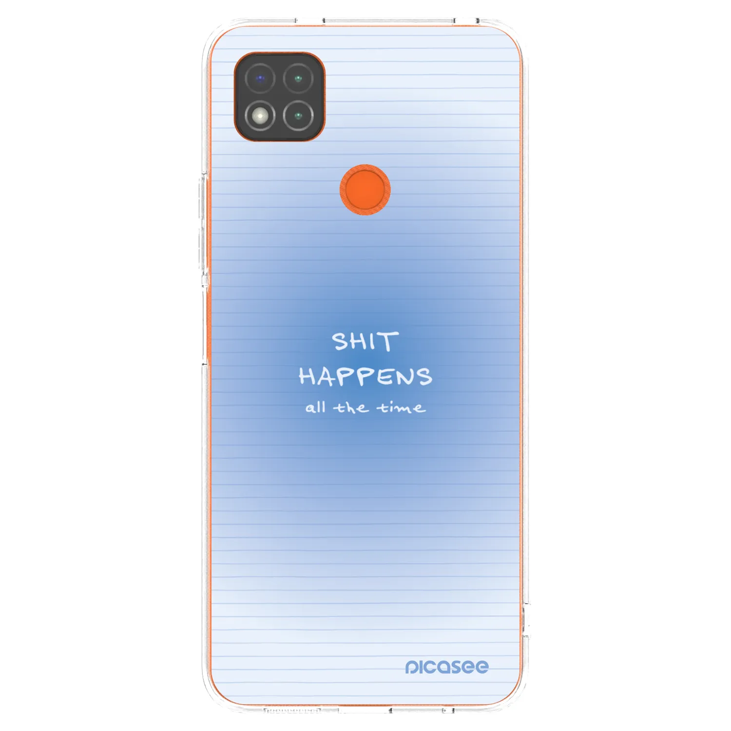 Picasee silikonowe przeźroczyste etui na Xiaomi Redmi 9C - Oops Memo