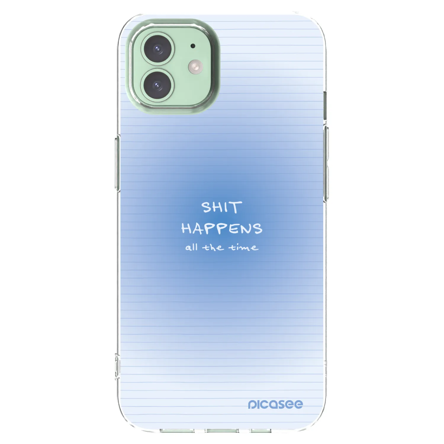 Picasee silikonowe przeźroczyste etui na Apple iPhone 12 - Oops Memo