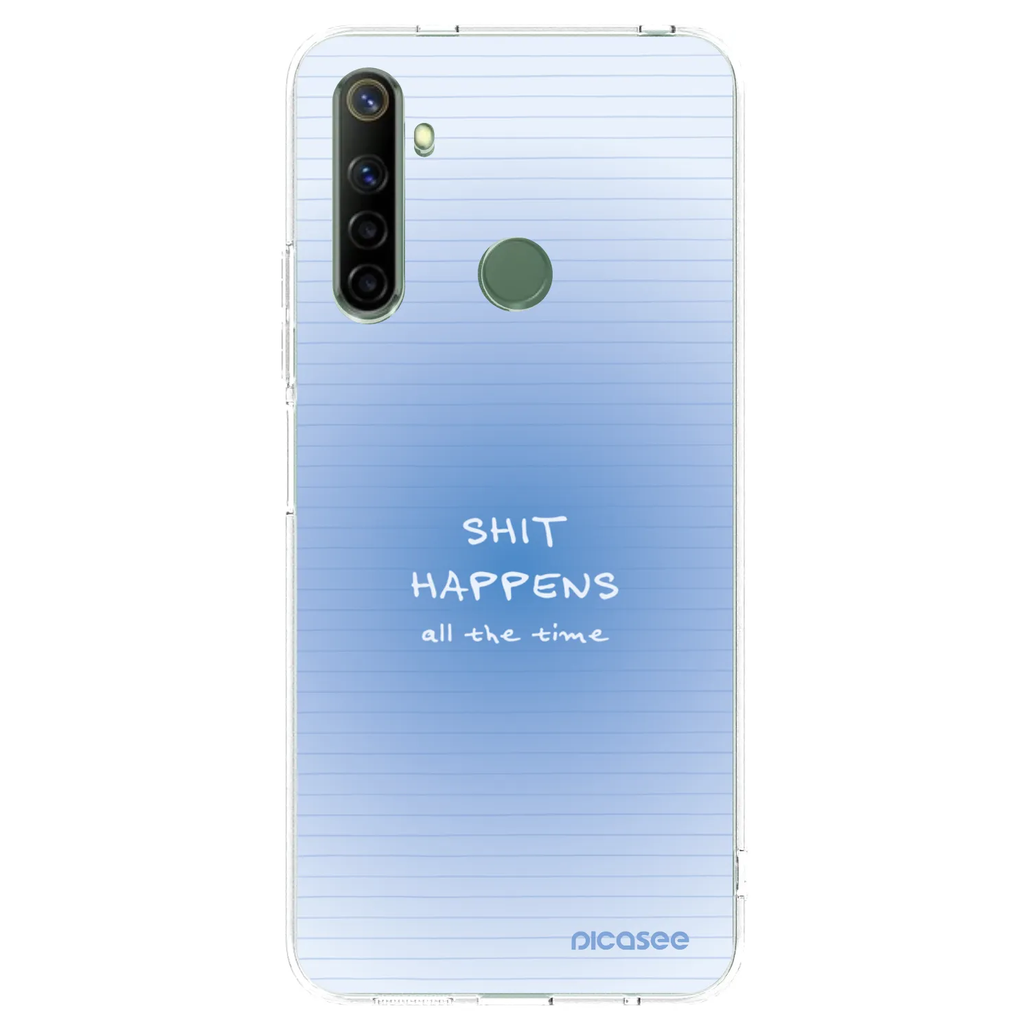 Picasee silikonowe przeźroczyste etui na Realme 6i - Oops Memo