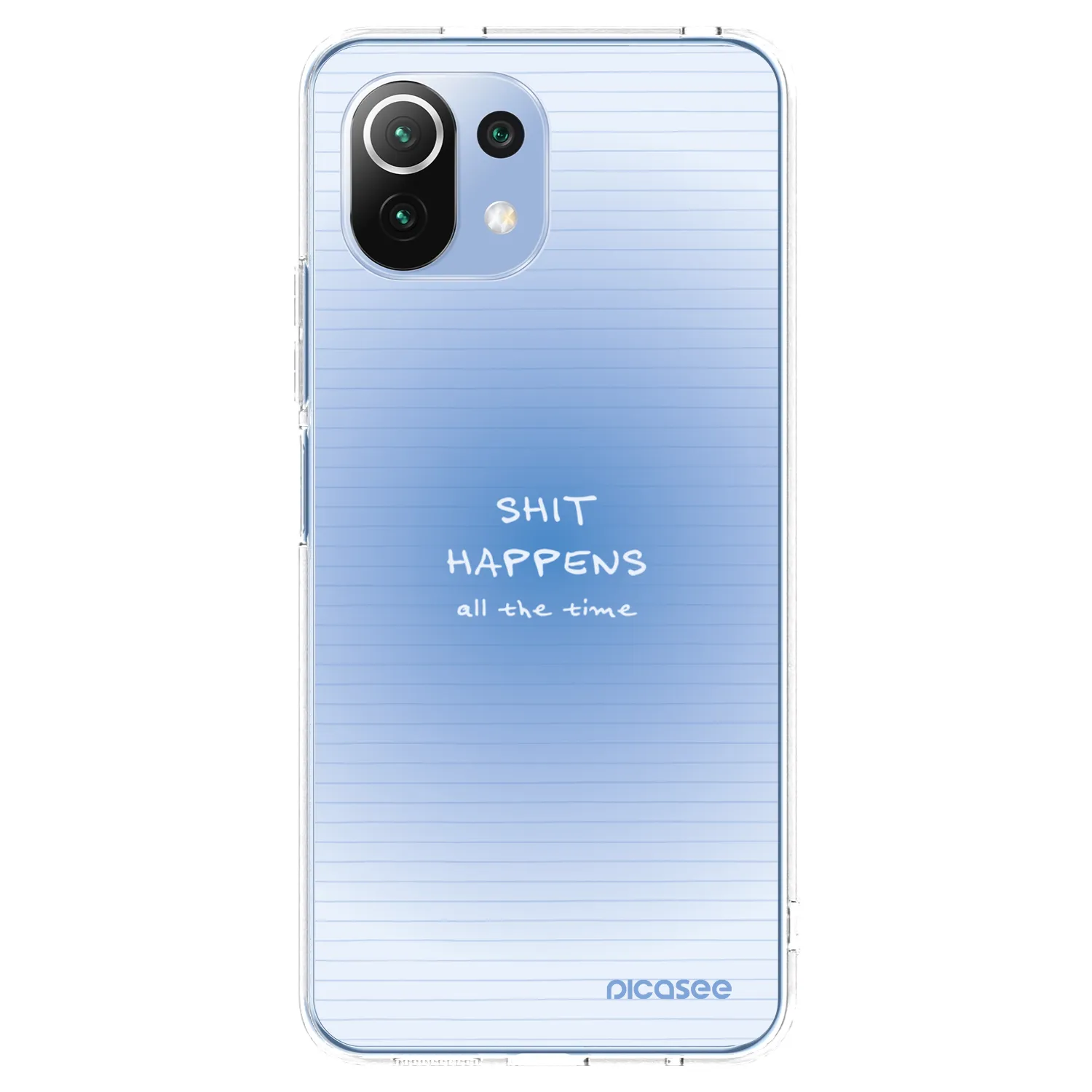Picasee silikonowe przeźroczyste etui na Xiaomi Mi 11 Lite - Oops Memo
