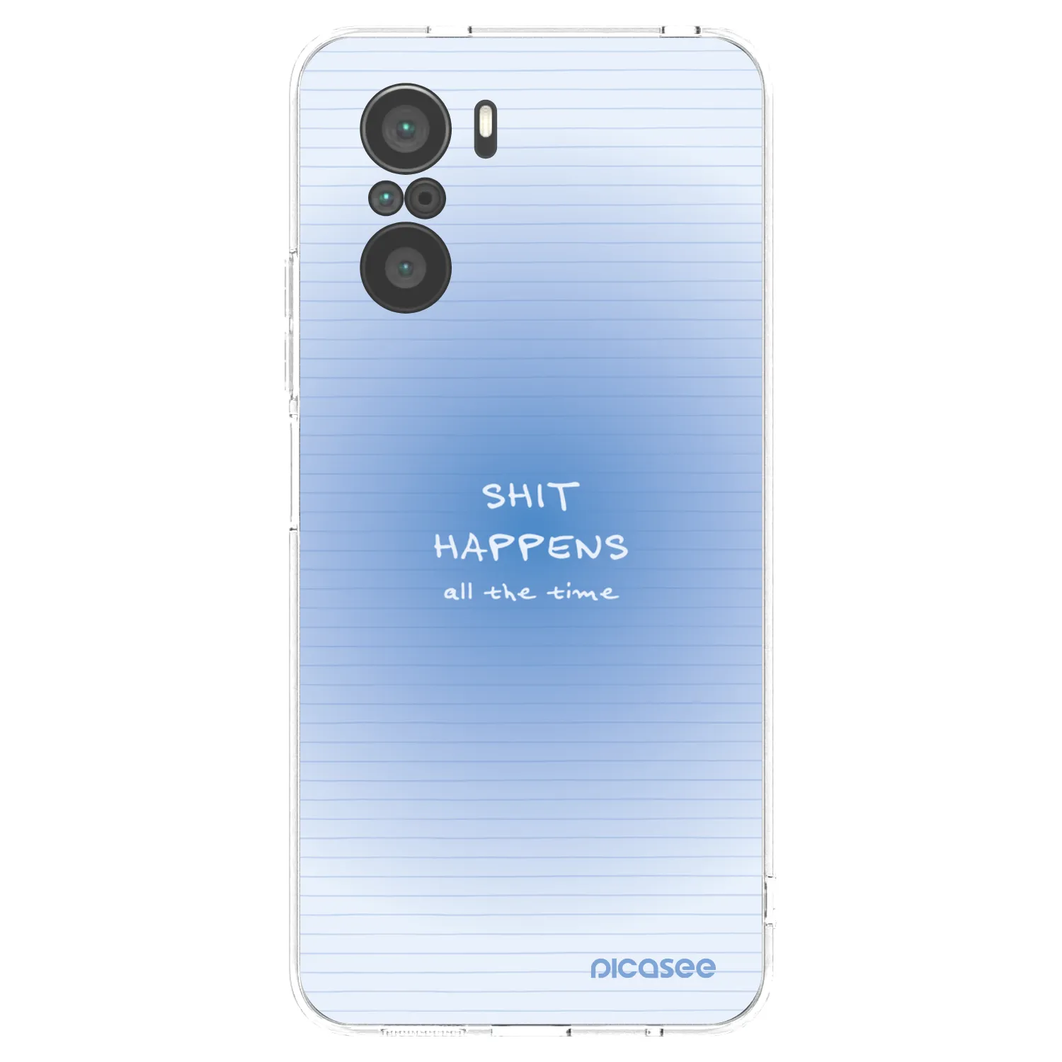 Picasee silikonowe przeźroczyste etui na Xiaomi Poco F3 - Oops Memo