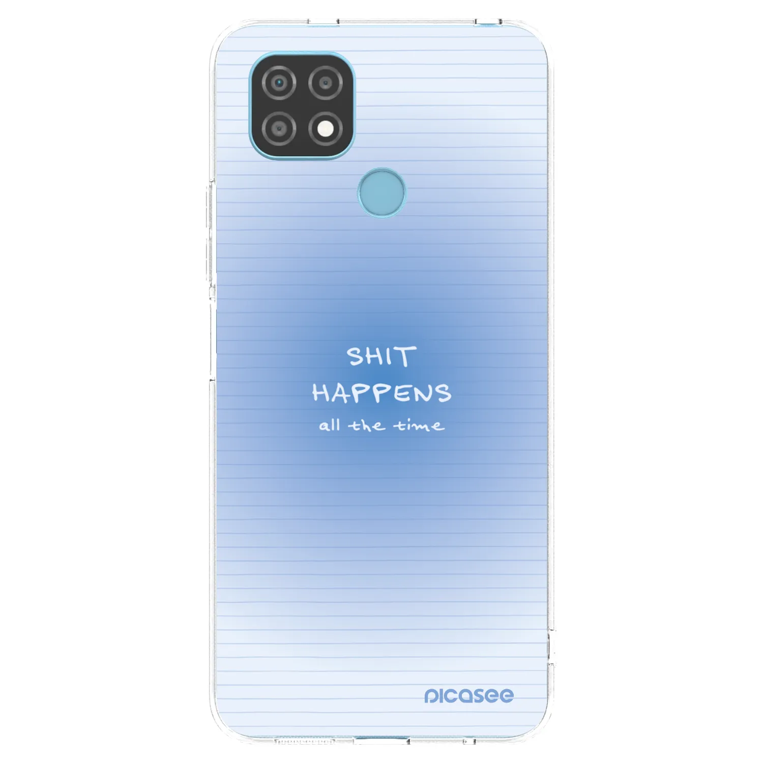 Picasee silikonowe przeźroczyste etui na Realme C21 - Oops Memo