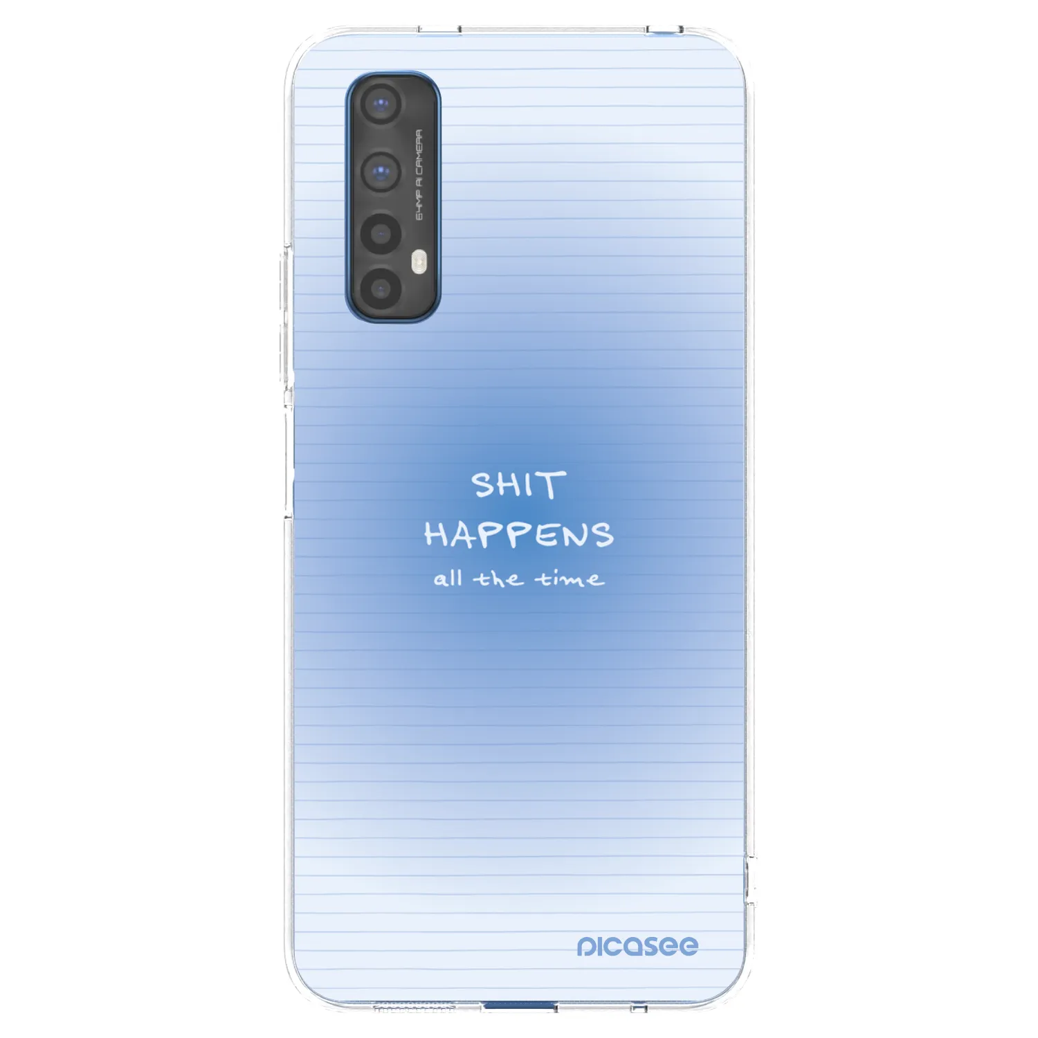 Picasee silikonowe przeźroczyste etui na Realme 7 - Oops Memo
