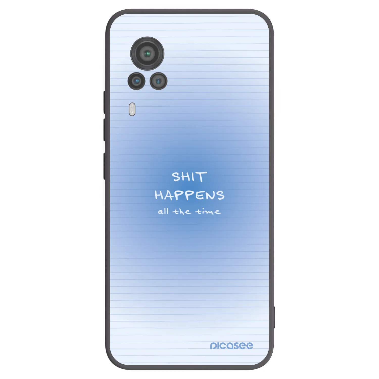 Picasee silikonowe czarne etui na Vivo X60 Pro 5G - Oops Memo