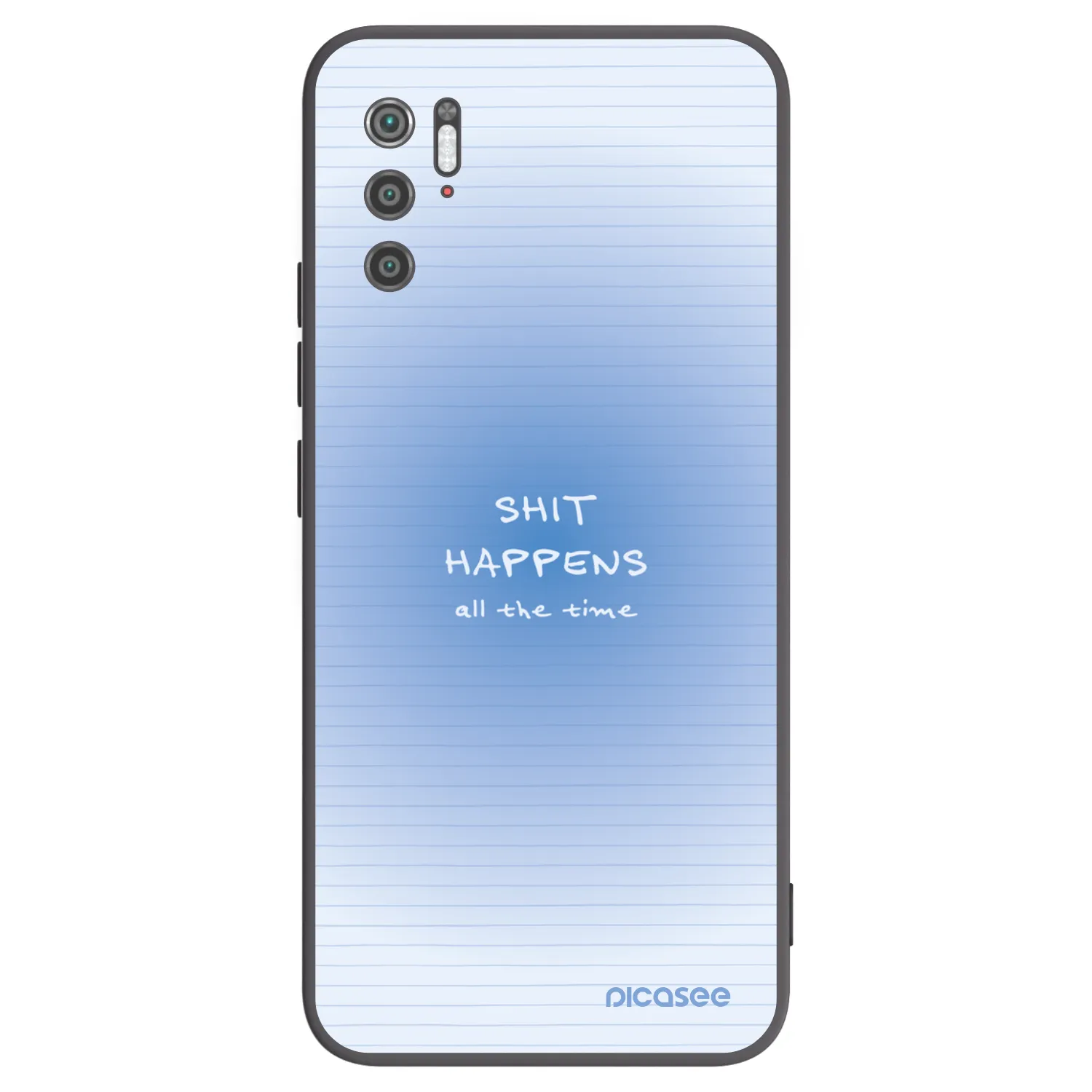 Picasee silikonowe czarne etui na Xiaomi Poco M3 Pro 5G - Oops Memo