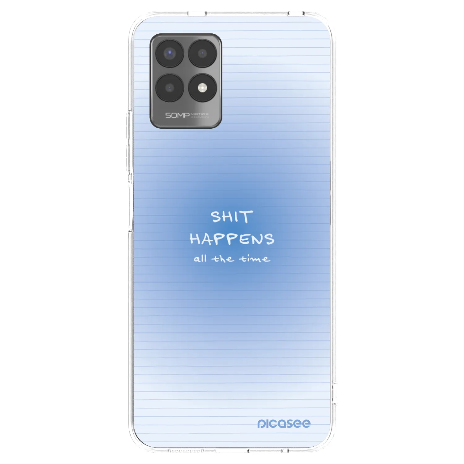 Picasee silikonowe przeźroczyste etui na Realme 8i - Oops Memo