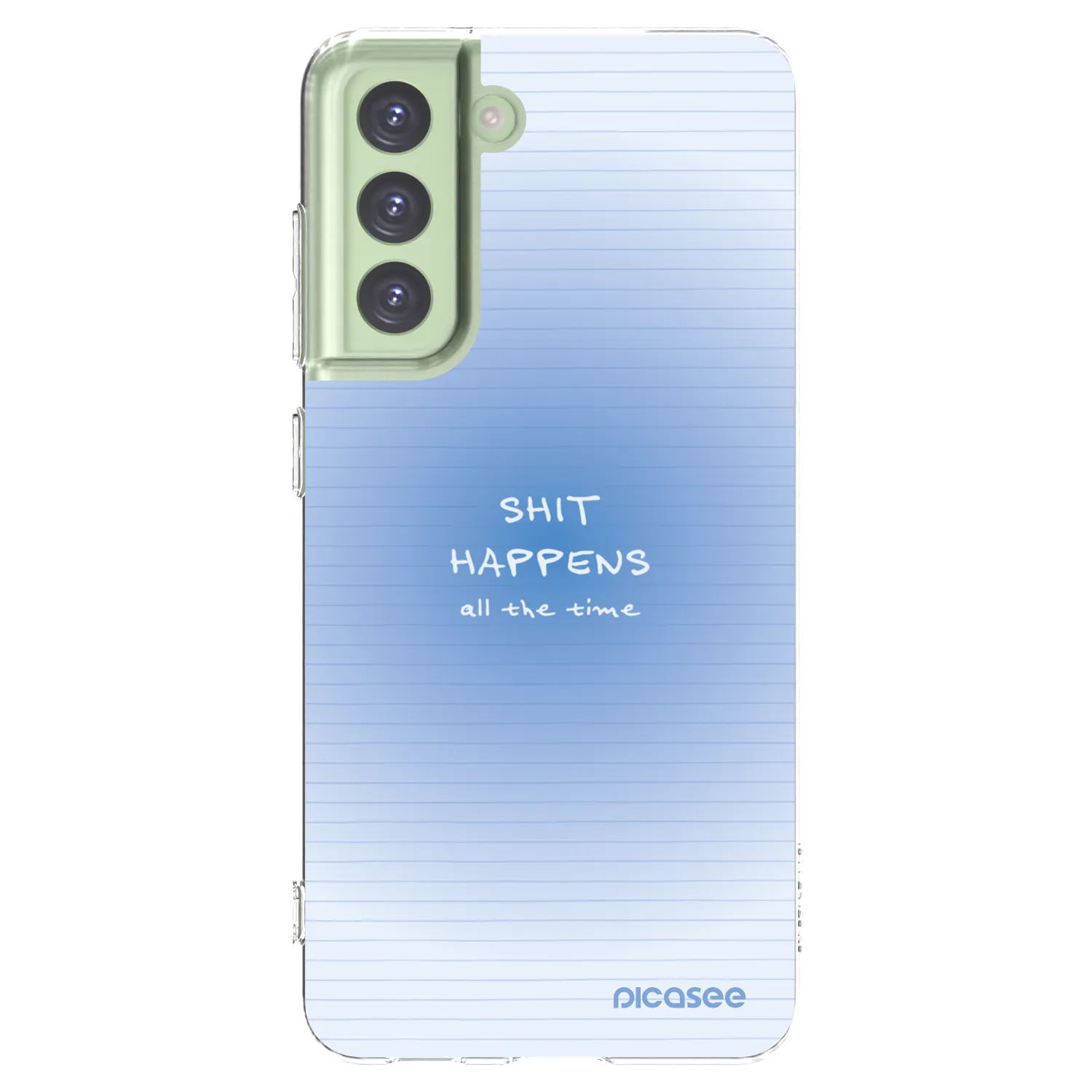 Picasee silikonowe przeźroczyste etui na Samsung Galaxy S21 FE 5G - Oops Memo