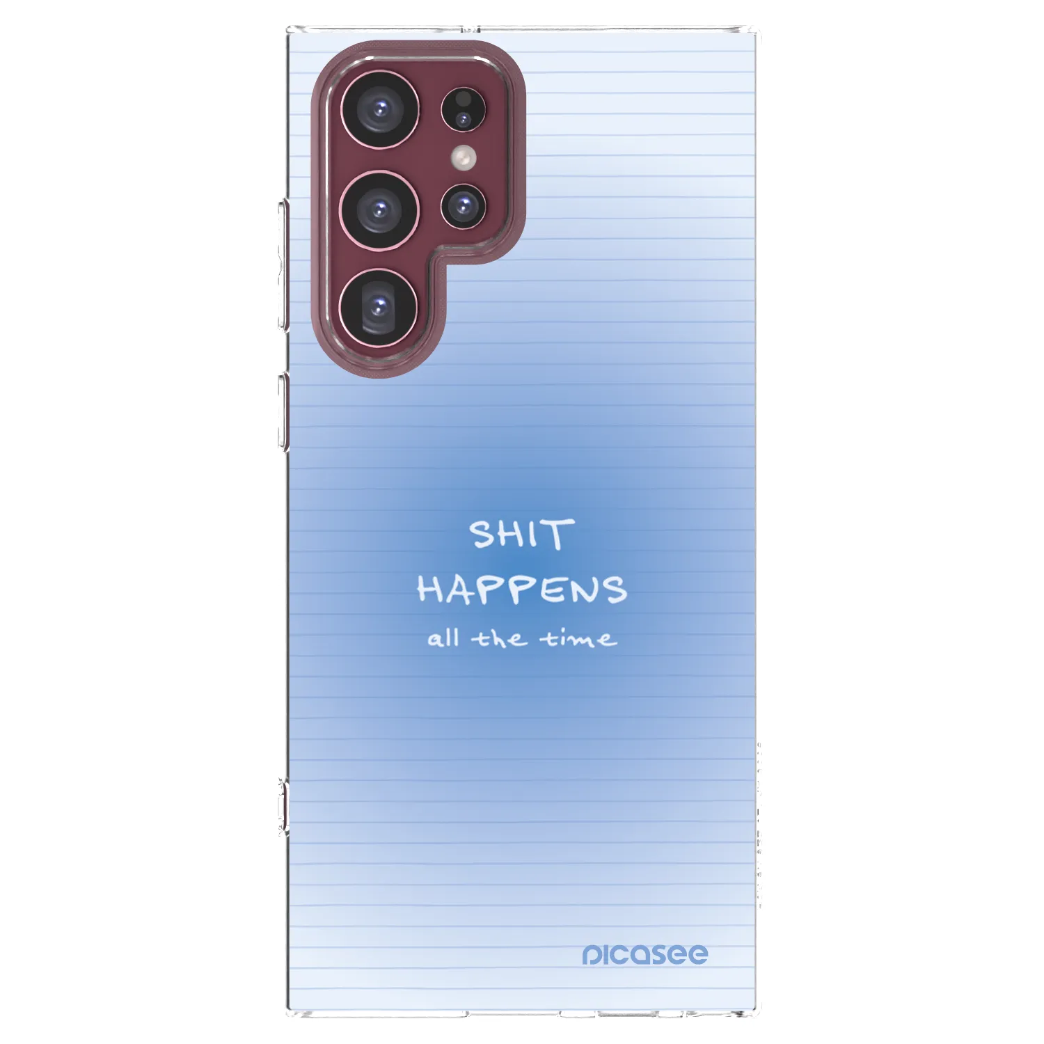 Picasee silikonowe przeźroczyste etui na Samsung Galaxy S22 Ultra 5G - Oops Memo