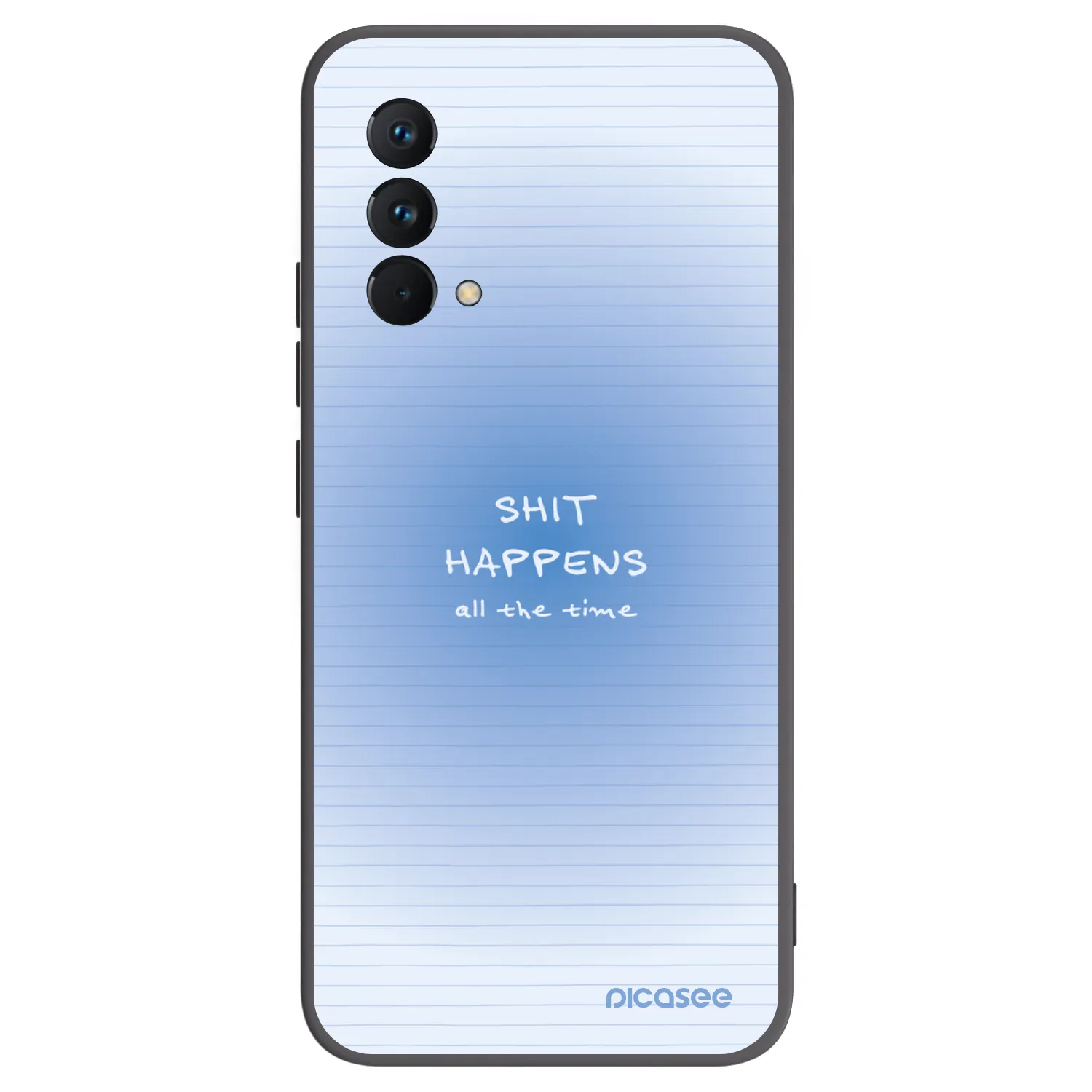 Picasee silikonowe czarne etui na Realme GT Master Edition 5G - Oops Memo