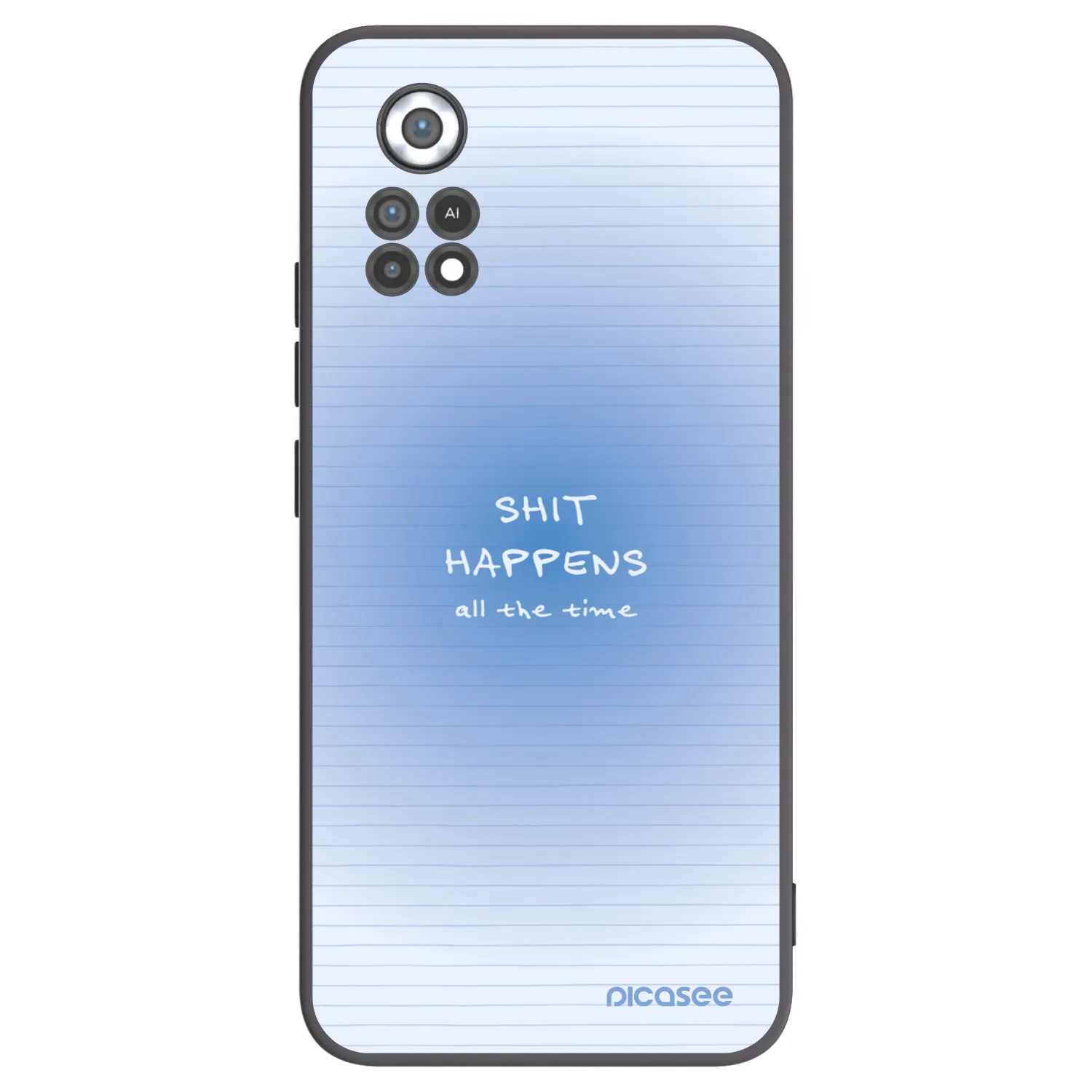 Picasee silikonowe czarne etui na Xiaomi Poco X4 Pro 5G - Oops Memo
