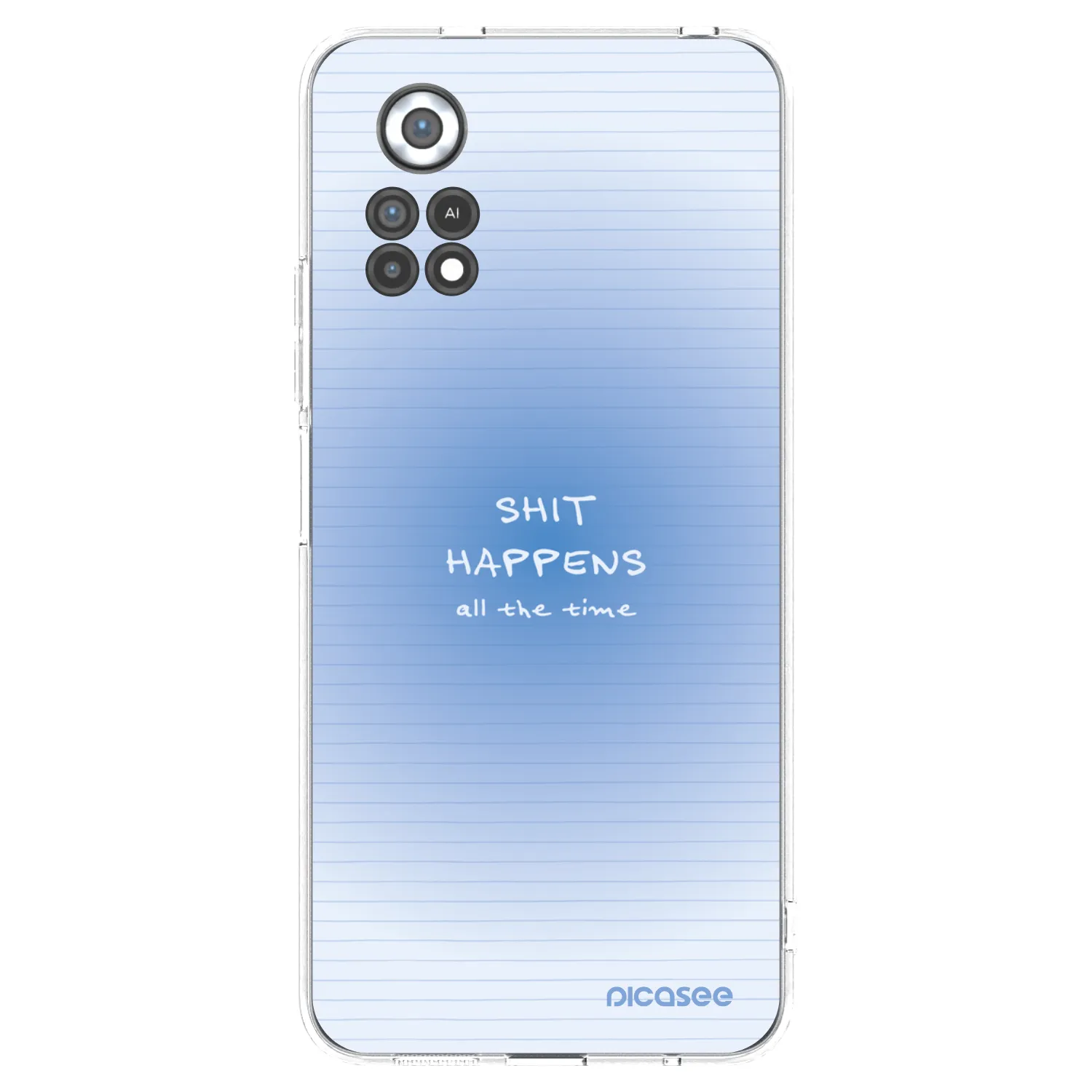 Picasee silikonowe przeźroczyste etui na Xiaomi Poco X4 Pro 5G - Oops Memo