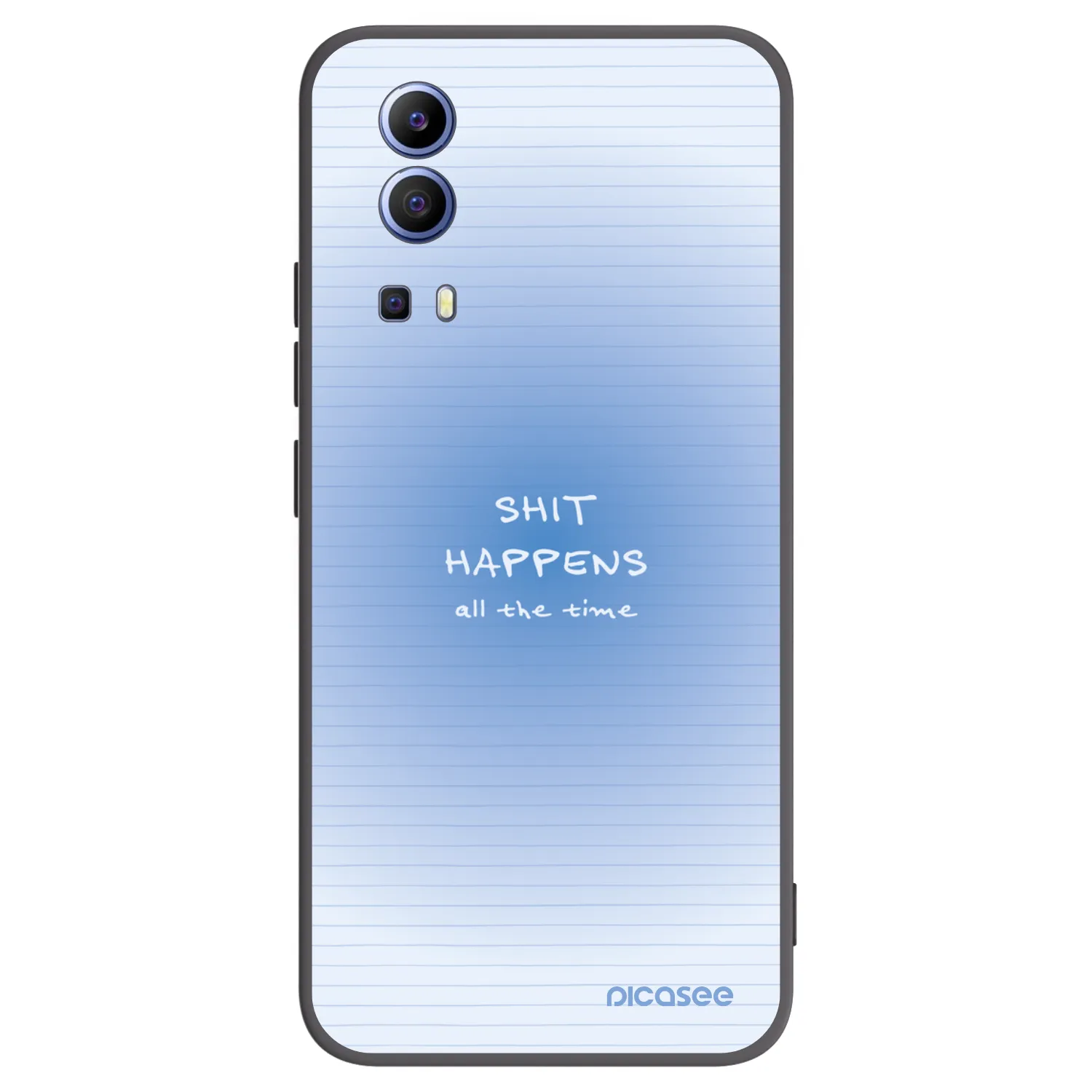 Picasee silikonowe czarne etui na Vivo Y52 5G - Oops Memo