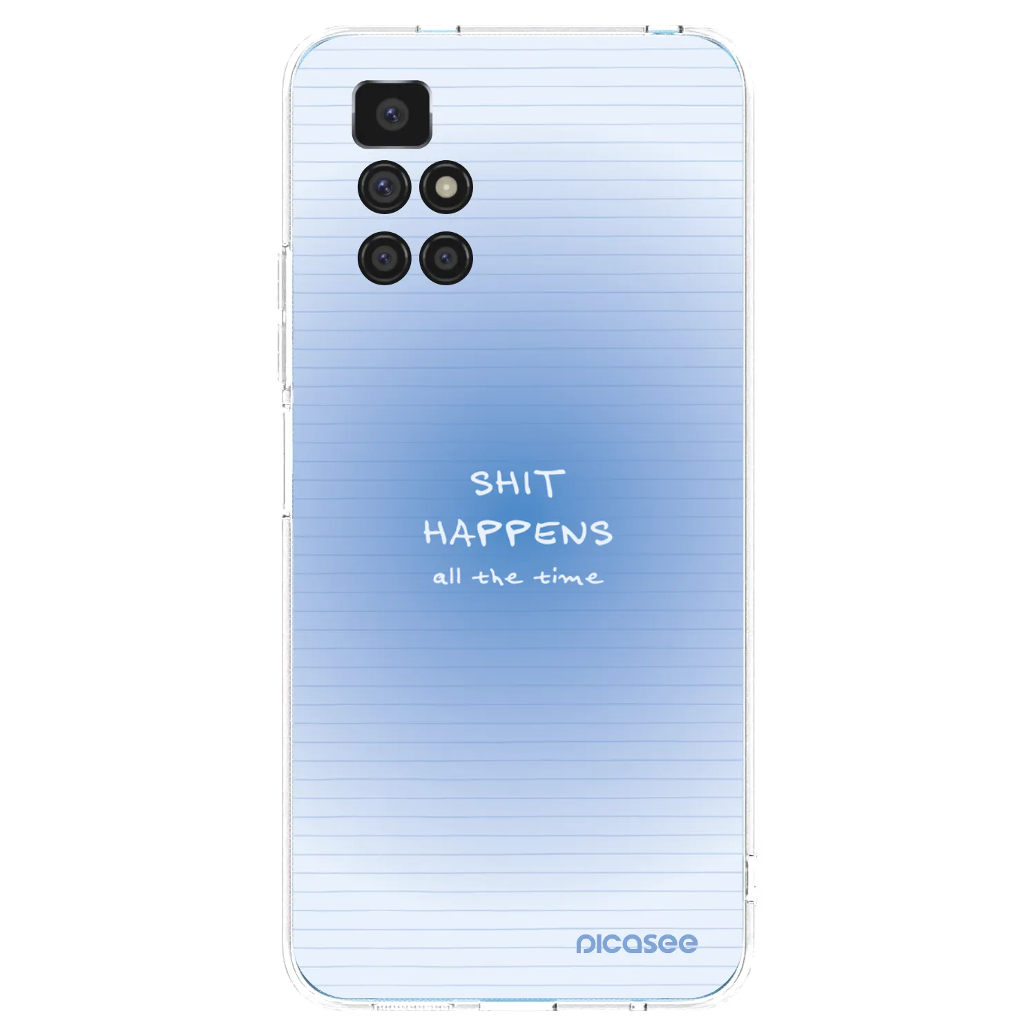 Picasee silikonowe przeźroczyste etui na Xiaomi Redmi 10 (2022) - Oops Memo