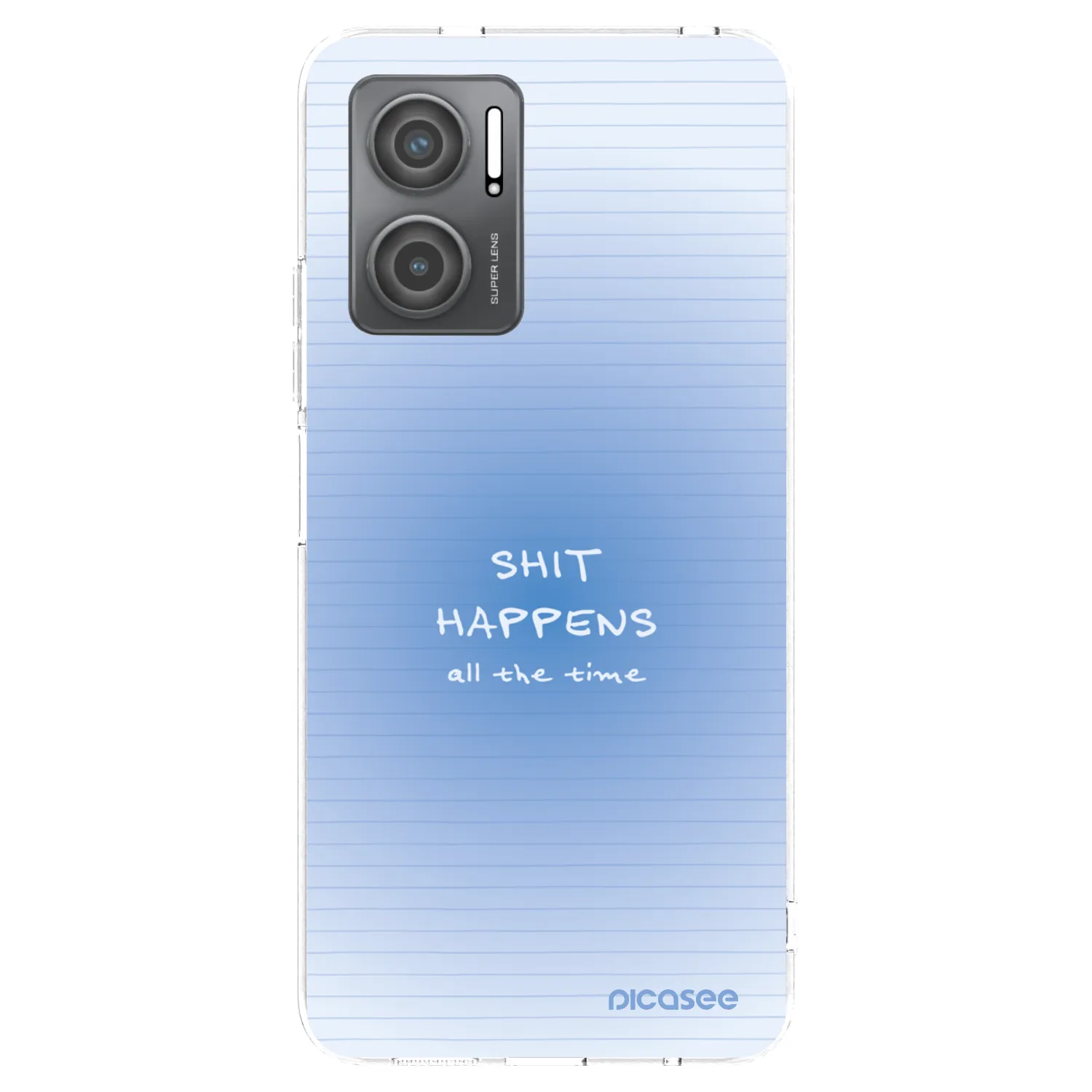 Picasee silikonowe przeźroczyste etui na Xiaomi Redmi 10 5G - Oops Memo
