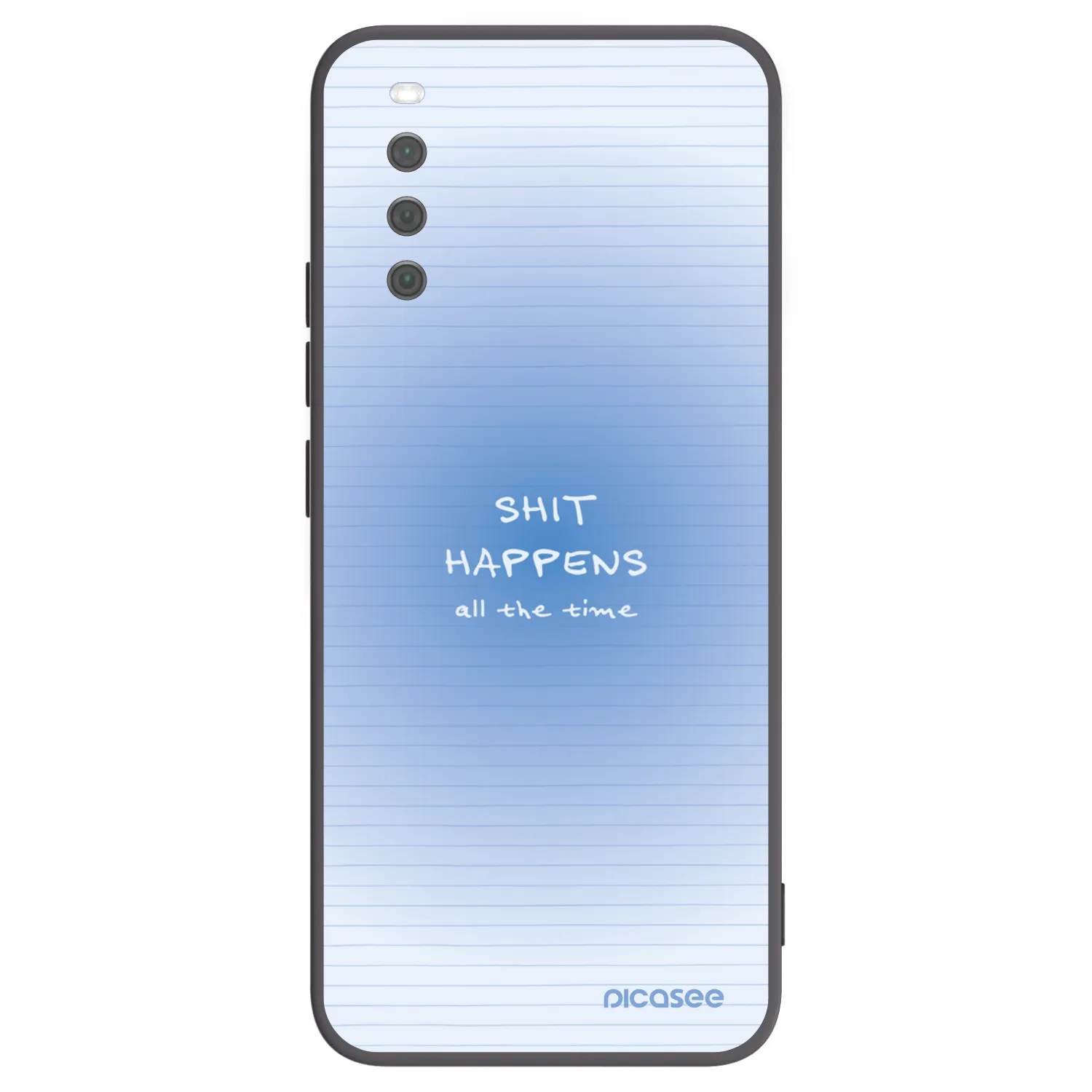 Picasee silikonowe czarne etui na Sony Xperia 10 III - Oops Memo