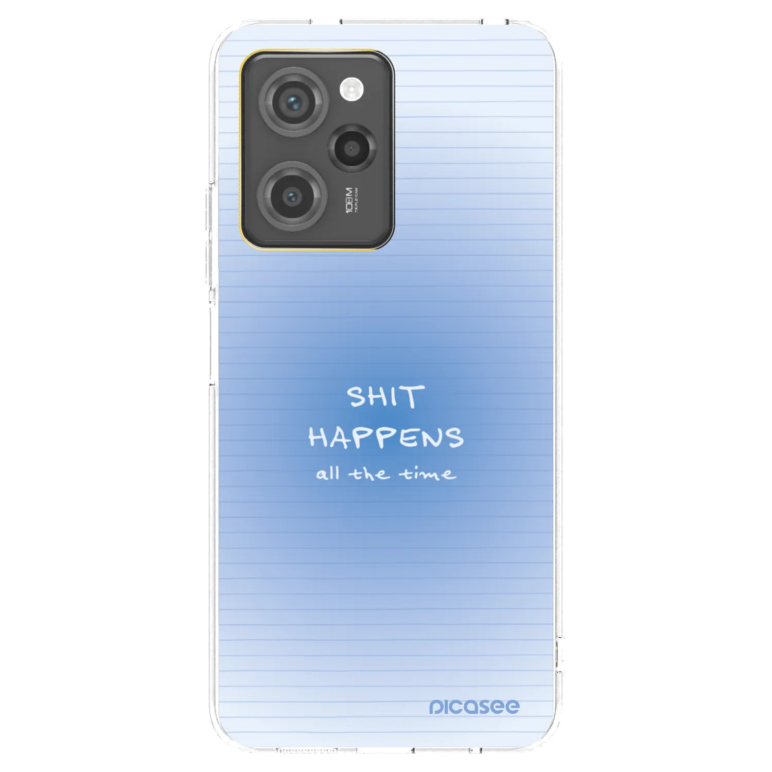 Picasee silikonowe przeźroczyste etui na Xiaomi Poco X5 Pro - Oops Memo
