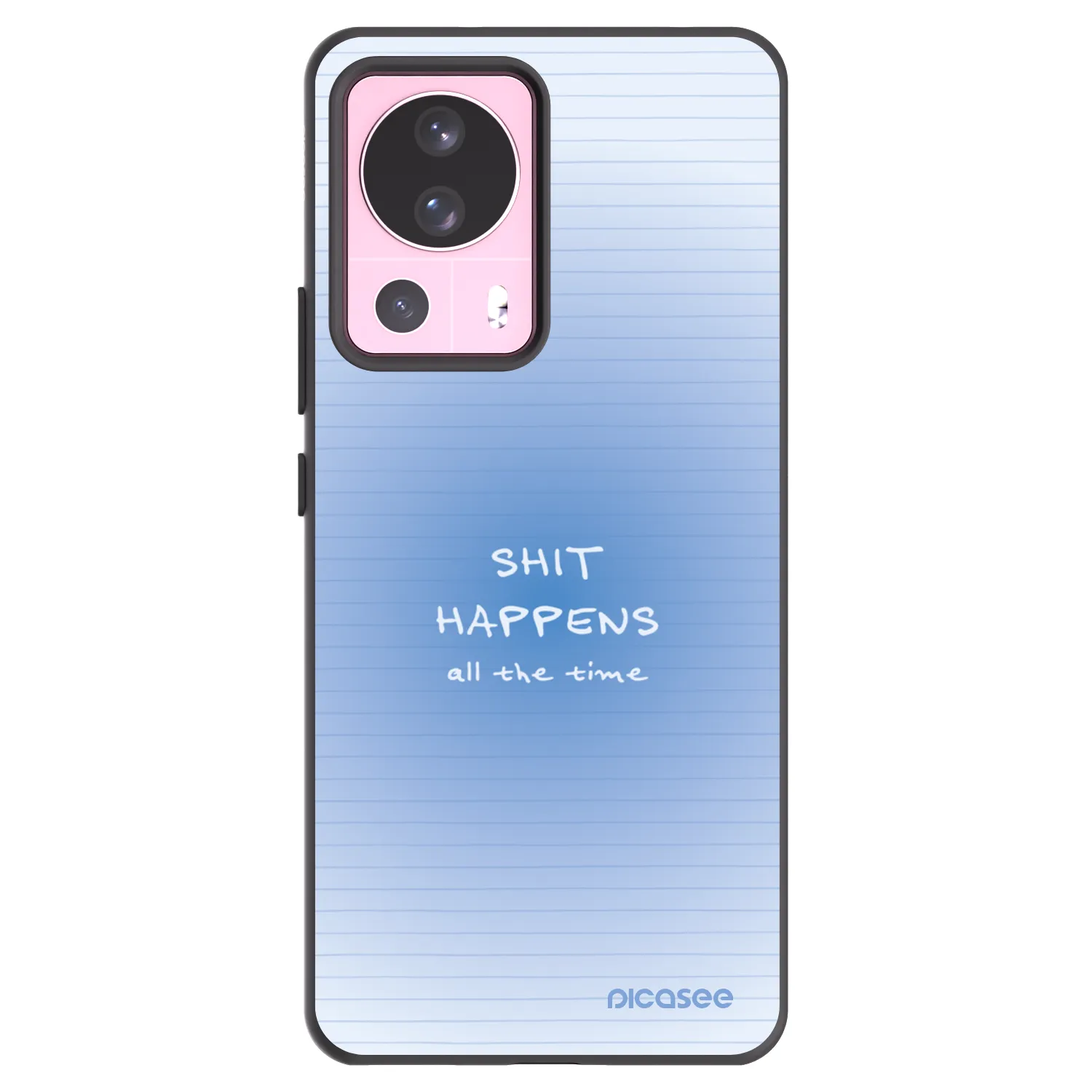 Picasee silikonowe czarne etui na Xiaomi 13 Lite - Oops Memo