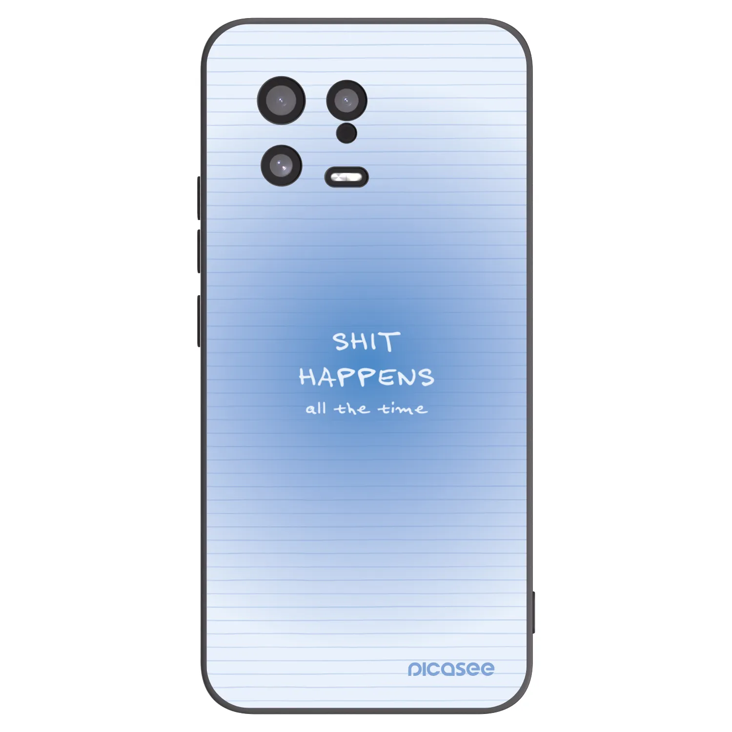 Picasee silikonowe czarne etui na Xiaomi 13 - Oops Memo
