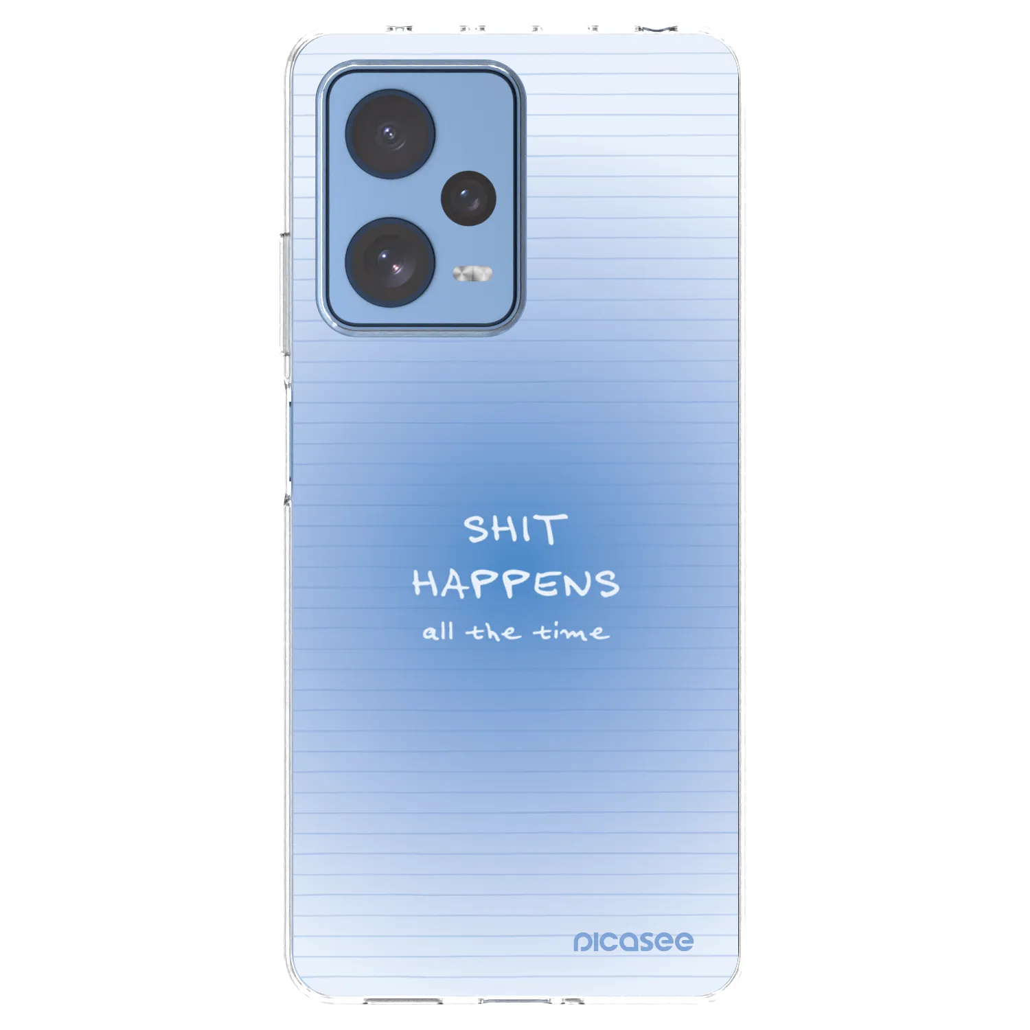 Picasee silikonowe przeźroczyste etui na Xiaomi Redmi Note 12 Pro 5G - Oops Memo
