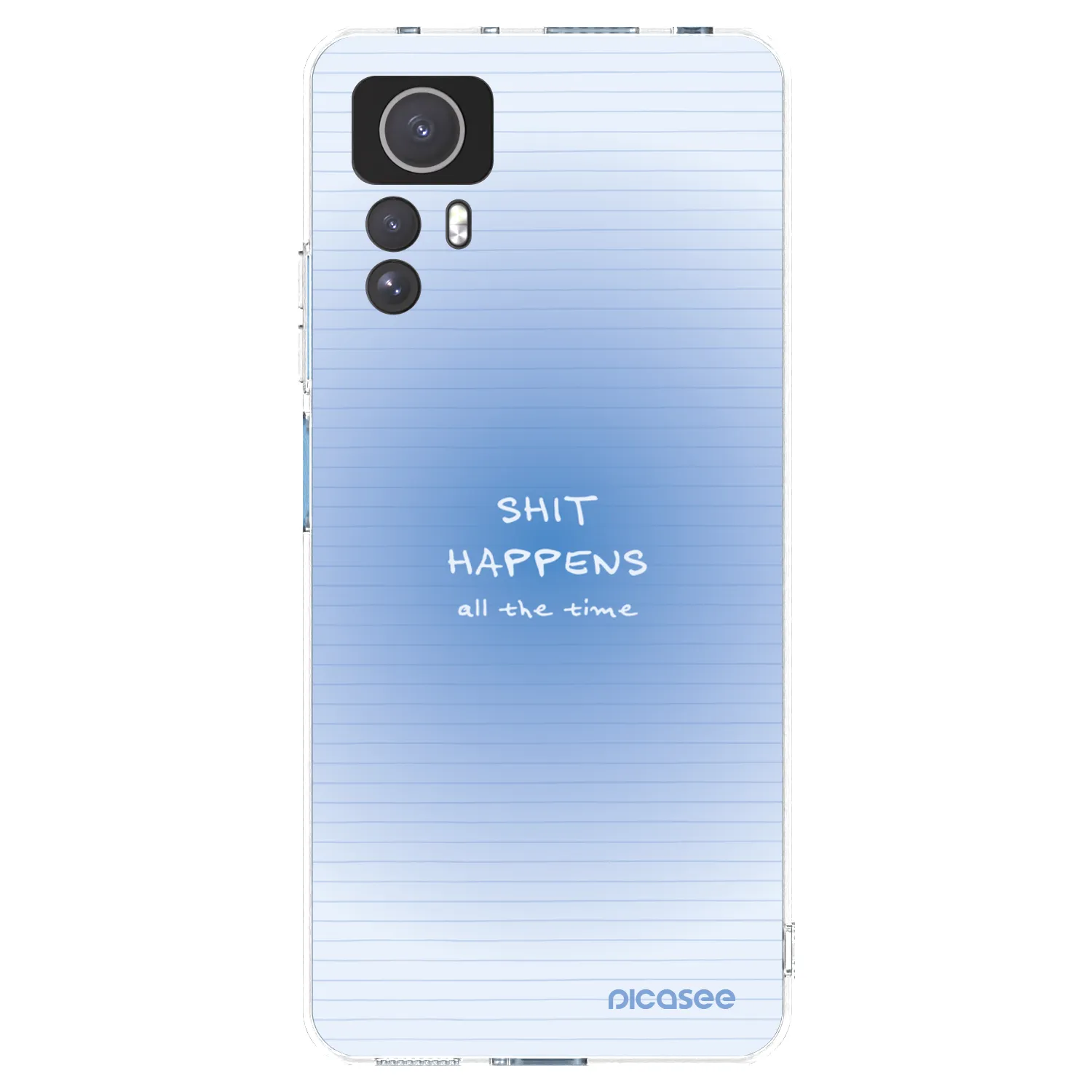 Picasee silikonowe przeźroczyste etui na Xiaomi Redmi Note 12S - Oops Memo