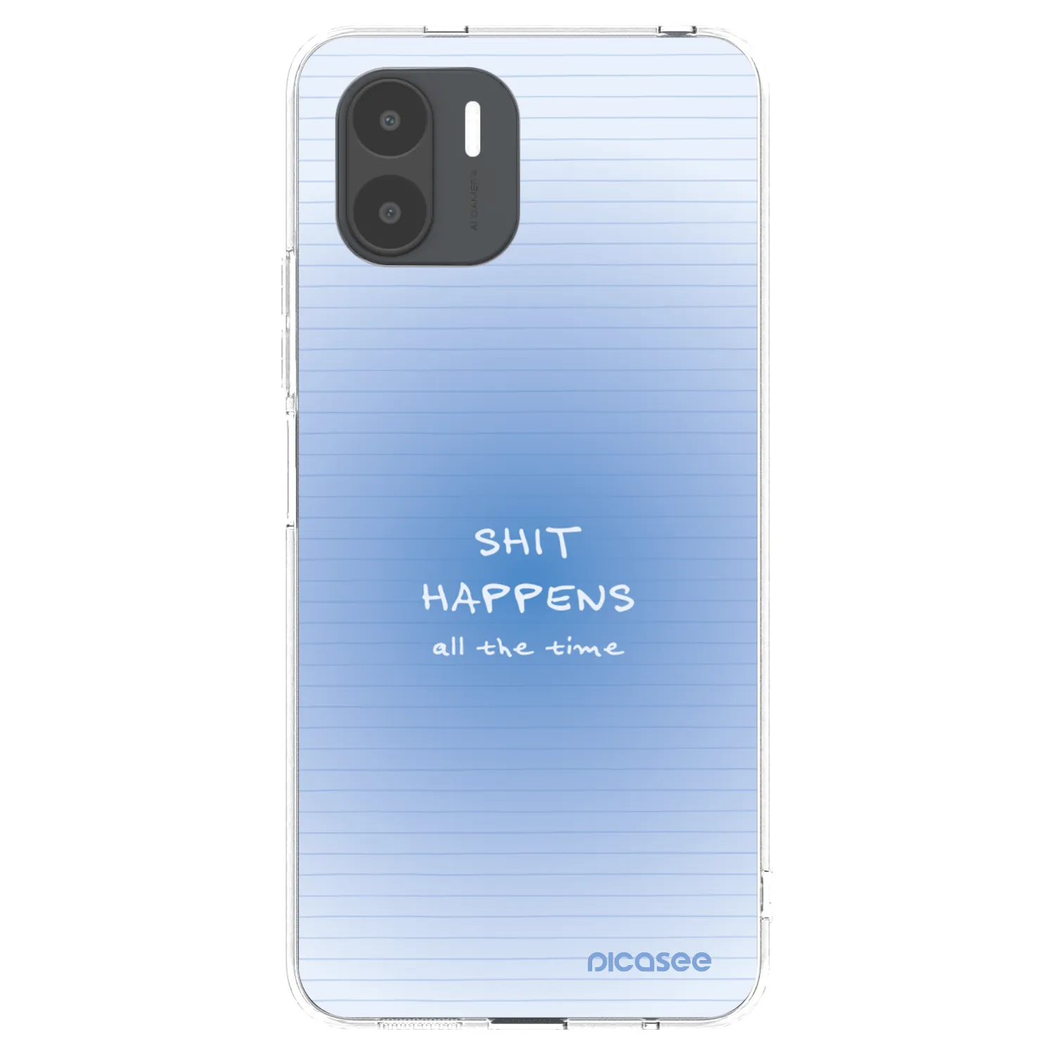 Picasee silikonowe przeźroczyste etui na Xiaomi Redmi A2 - Oops Memo