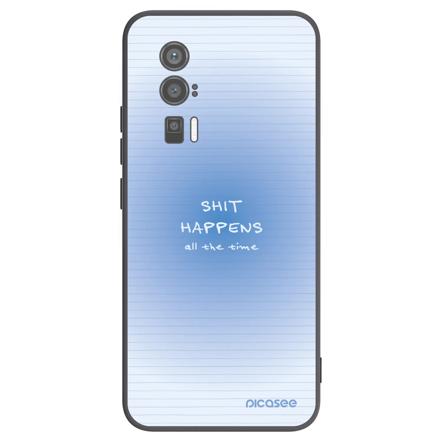 Picasee silikonowe czarne etui na Xiaomi Poco F5 Pro 5G - Oops Memo