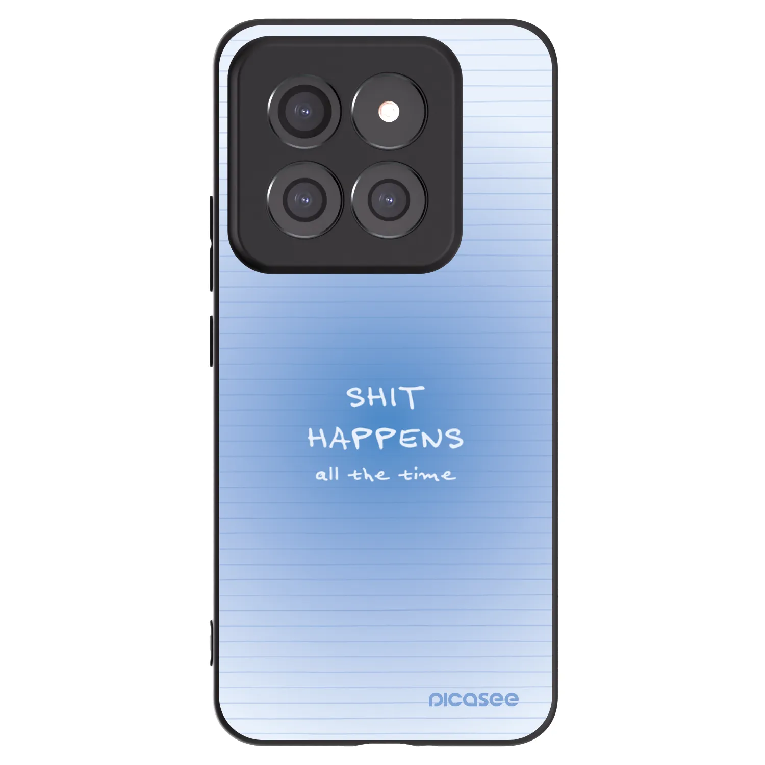 Picasee silikonowe czarne etui na Xiaomi 14 Pro - Oops Memo