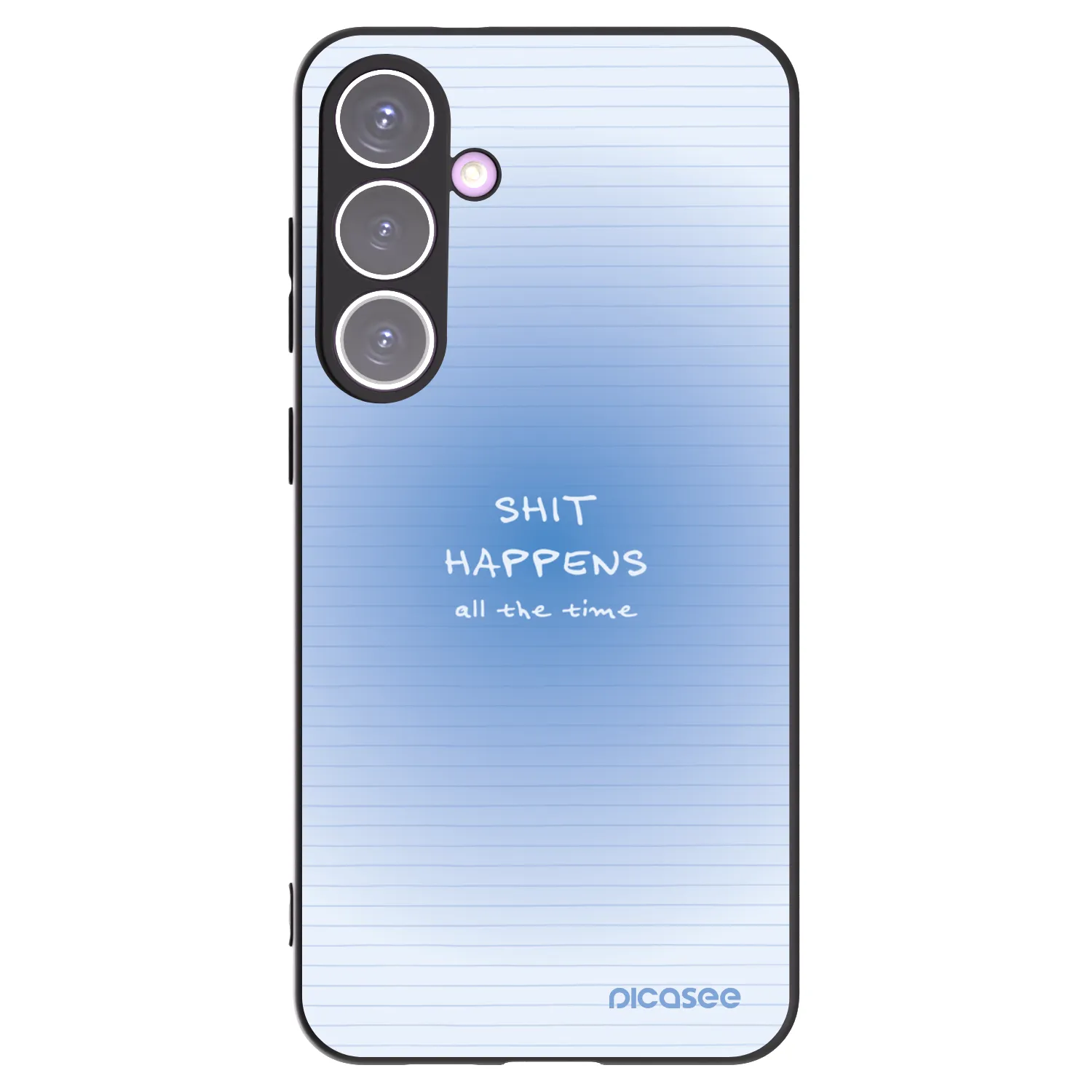 Picasee silikonowe czarne etui na Samsung Galaxy S24+ S926B 5G - Oops Memo