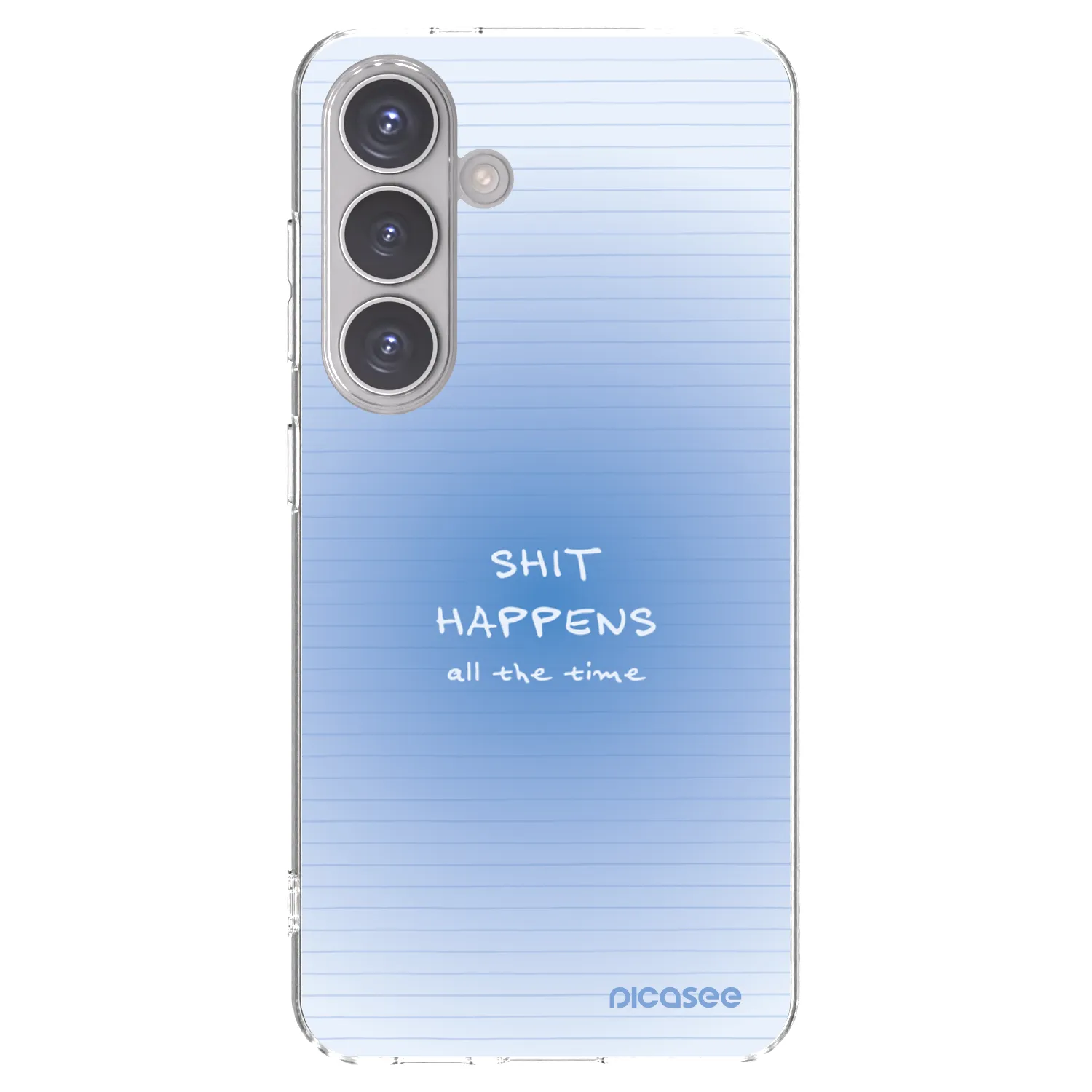 Picasee silikonowe przeźroczyste etui na Samsung Galaxy S24 S921B 5G - Oops Memo