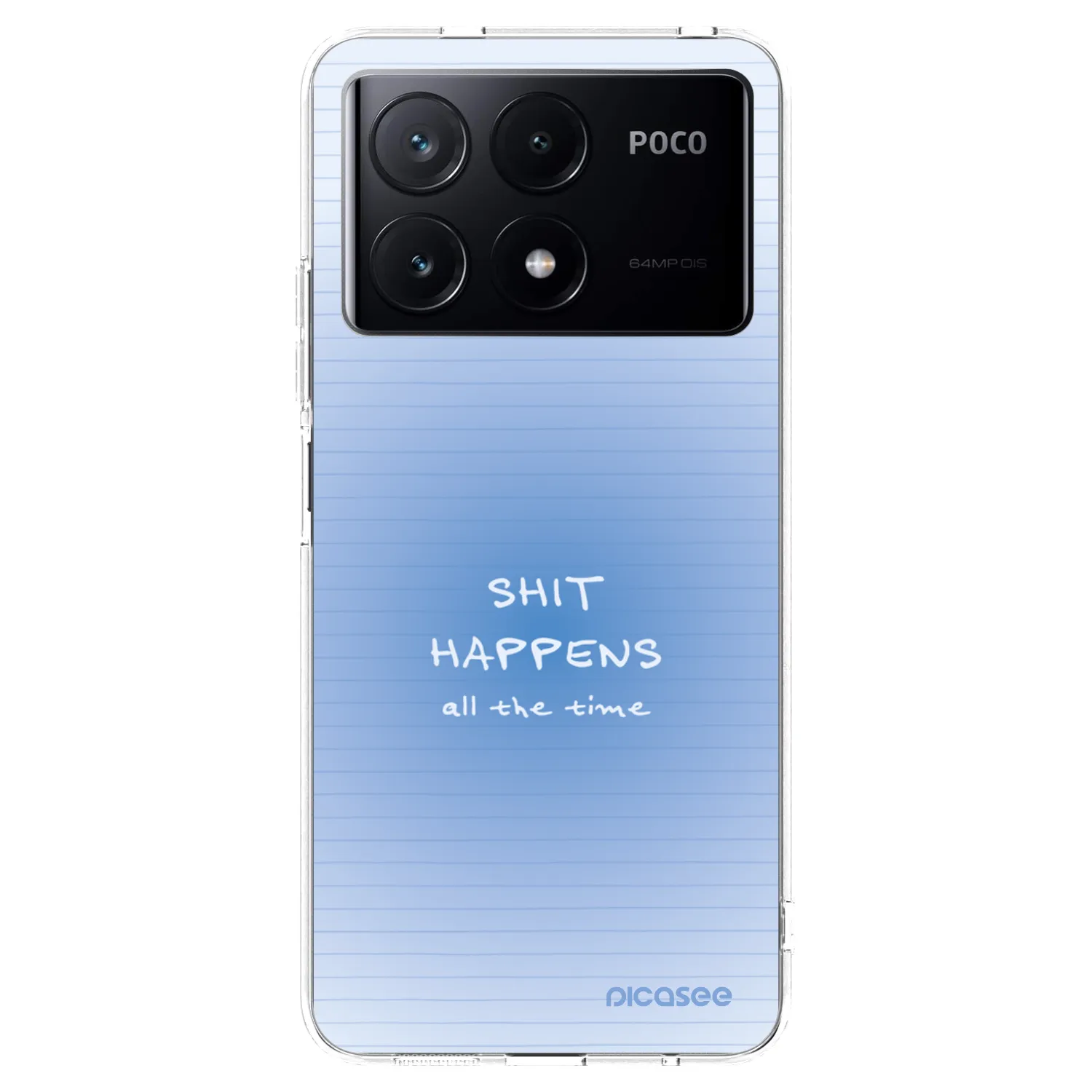 Picasee silikonowe przeźroczyste etui na Xiaomi Poco X6 Pro - Oops Memo
