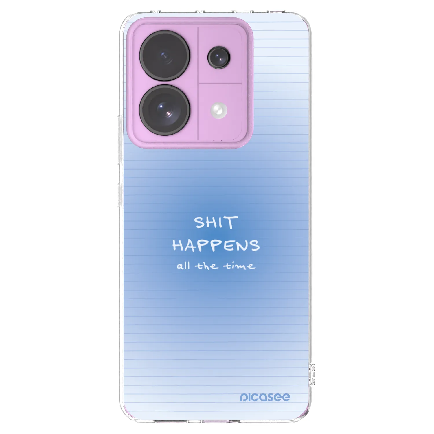 Picasee silikonowe przeźroczyste etui na Xiaomi Redmi Note 13 Pro 5G - Oops Memo