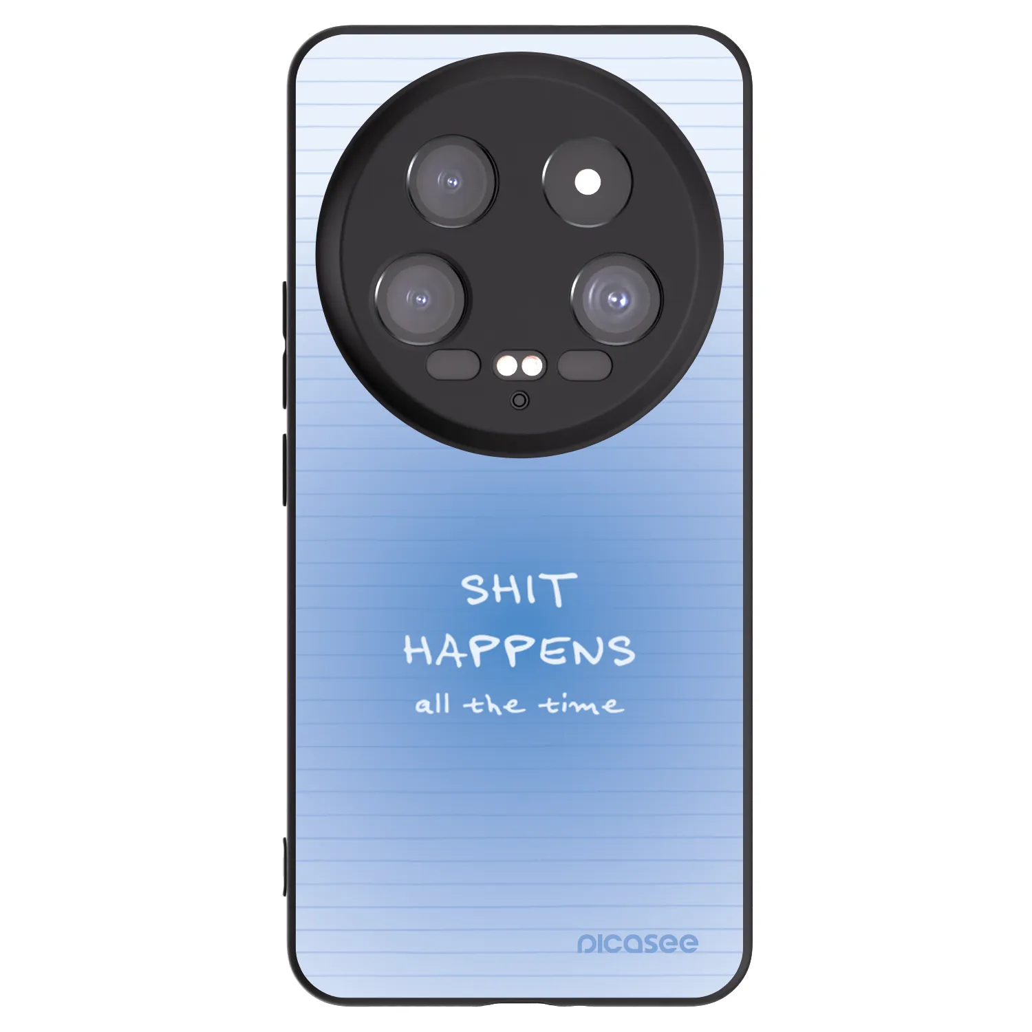 Picasee silikonowe czarne etui na Xiaomi 14 Ultra - Oops Memo