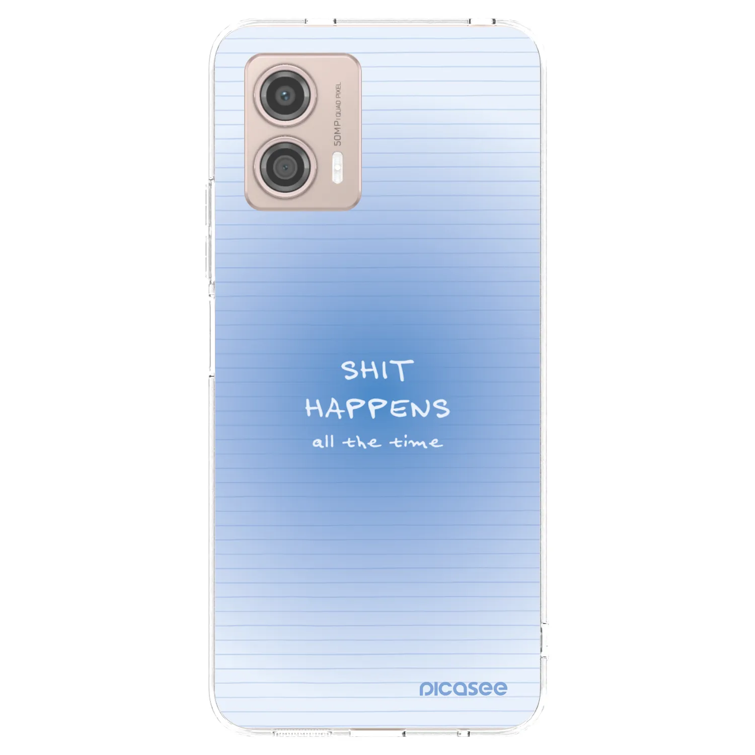 Picasee silikonowe przeźroczyste etui na Motorola Moto G53 5G - Oops Memo