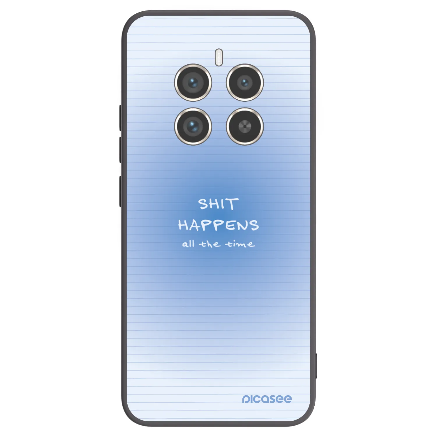 Picasee silikonowe czarne etui na Realme 12 Pro 5G - Oops Memo