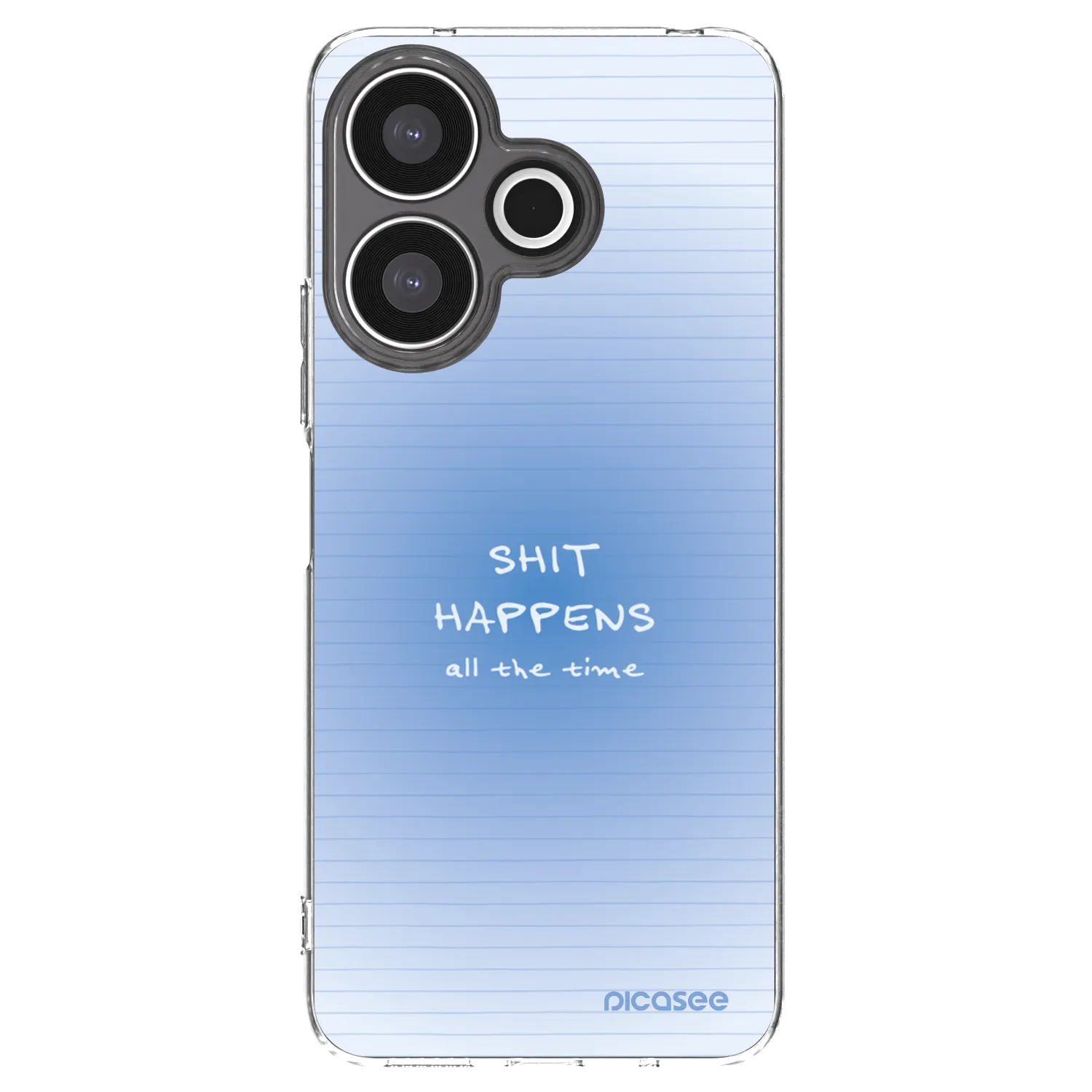 Picasee silikonowe przeźroczyste etui na Xiaomi Redmi 13 4G - Oops Memo