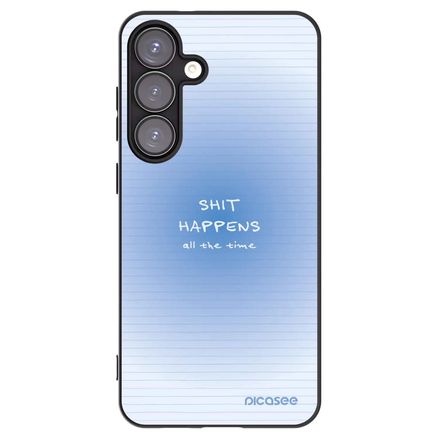 Picasee silikonowe czarne etui na Samsung Galaxy S25+ 5G - Oops Memo