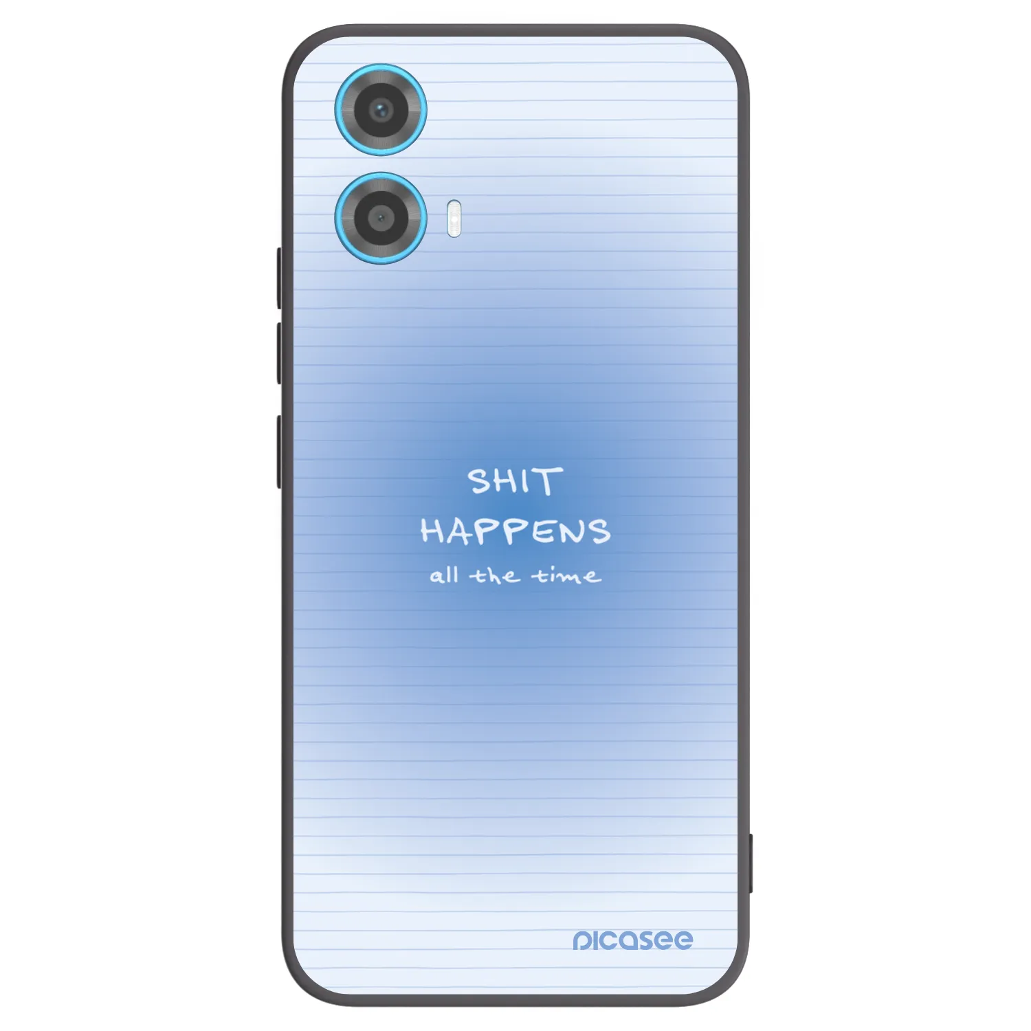 Picasee silikonowe czarne etui na Motorola Moto G34 5G - Oops Memo