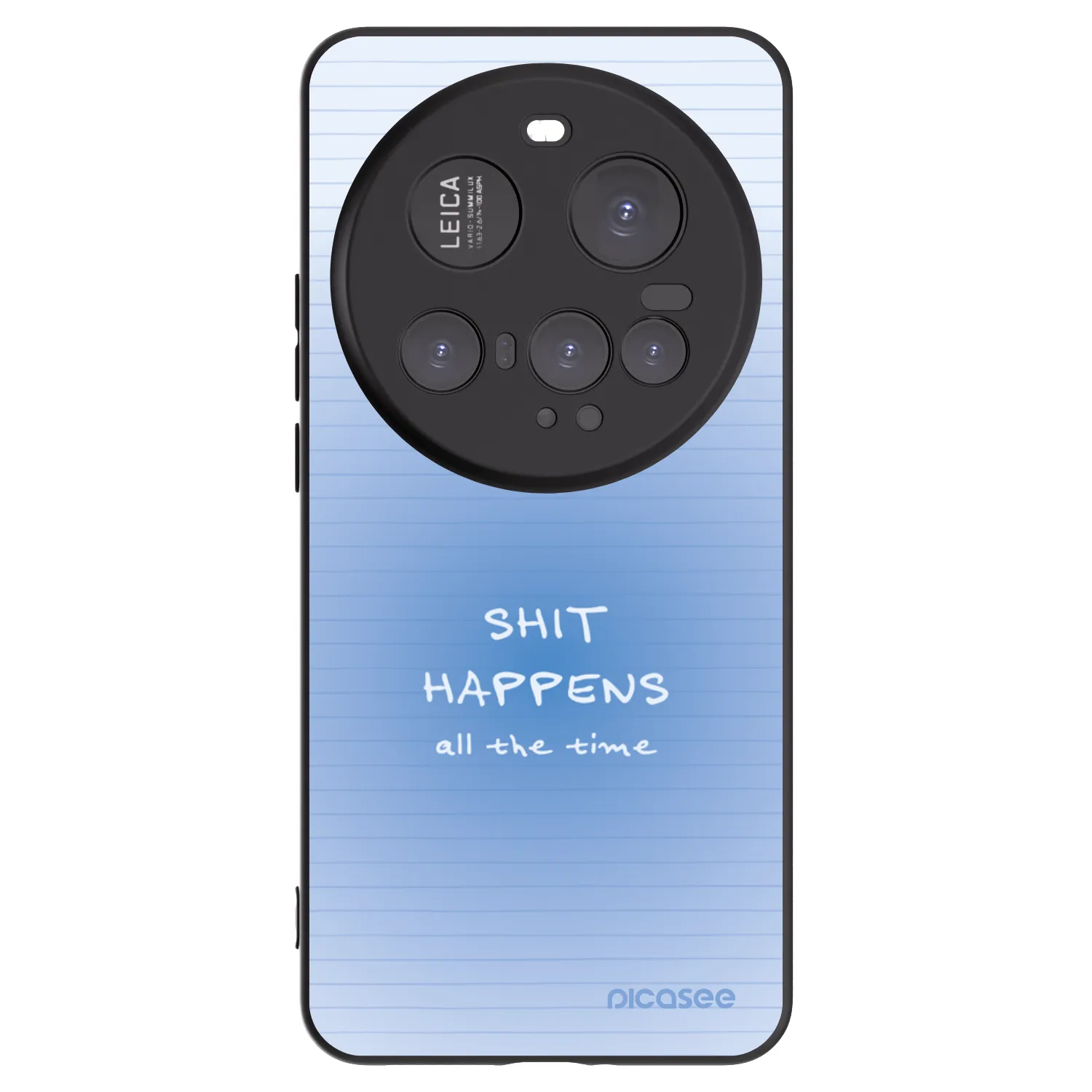 Picasee silikonowe czarne etui na Xiaomi 15 Ultra - Oops Memo