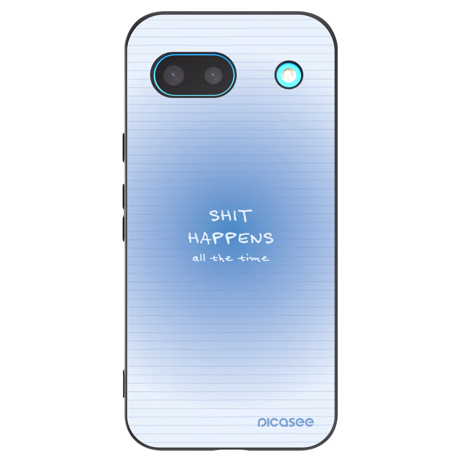 Picasee silikonowe czarne etui na Google Pixel 8 - Oops Memo
