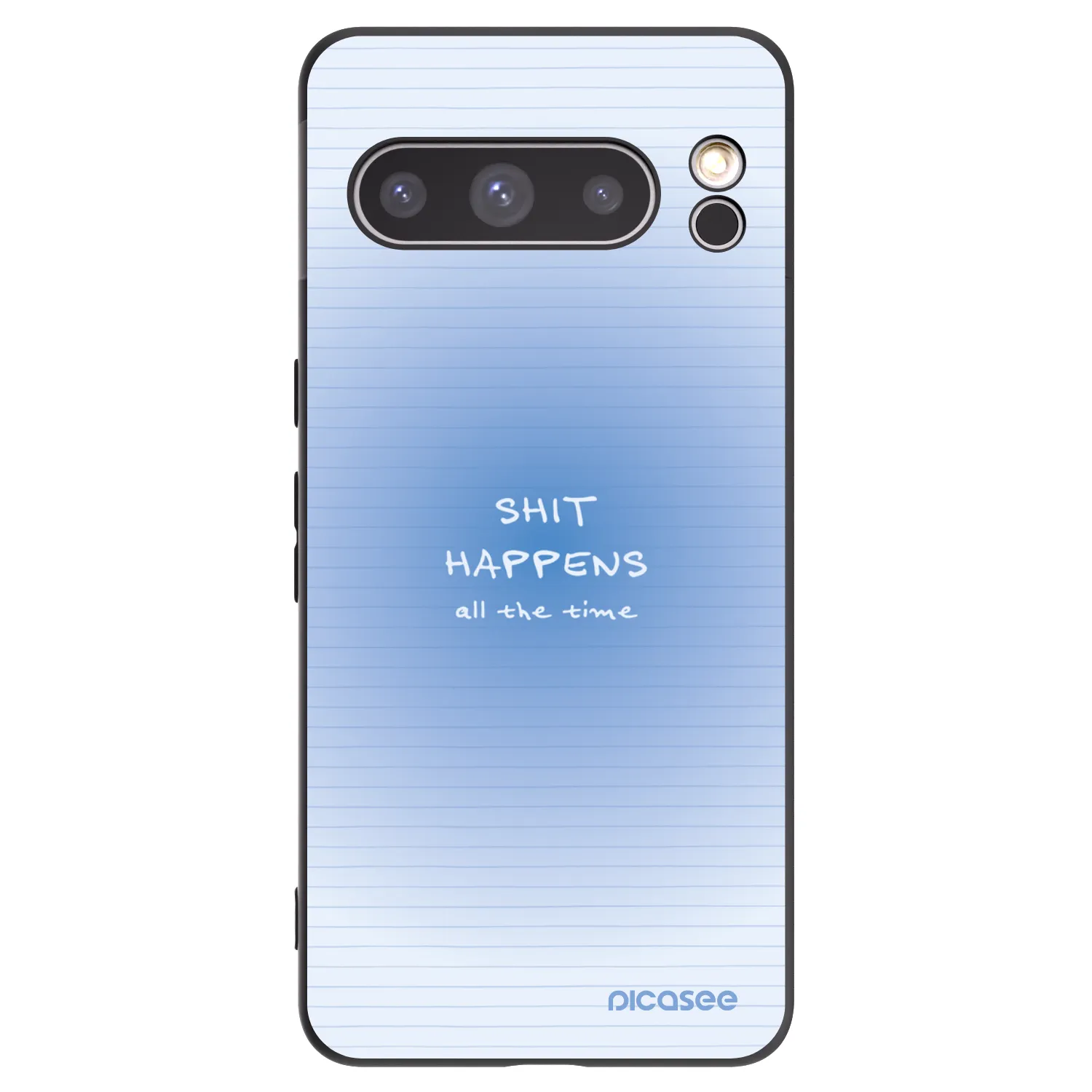 Picasee silikonowe czarne etui na Google Pixel 8 Pro - Oops Memo